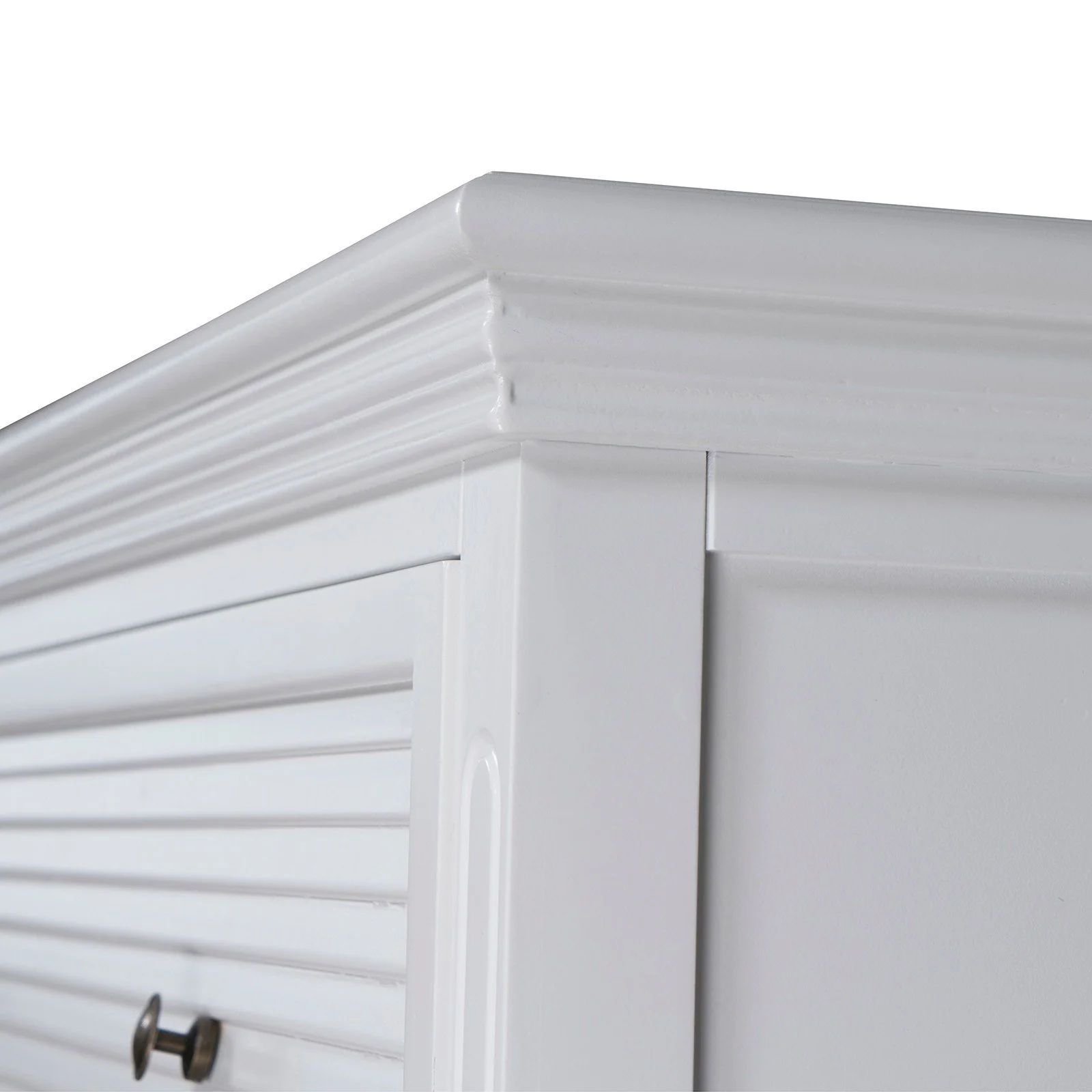 Hamptons Coastal Seaside 4 Drawer Chest Tallboy Cabinet - Image 8