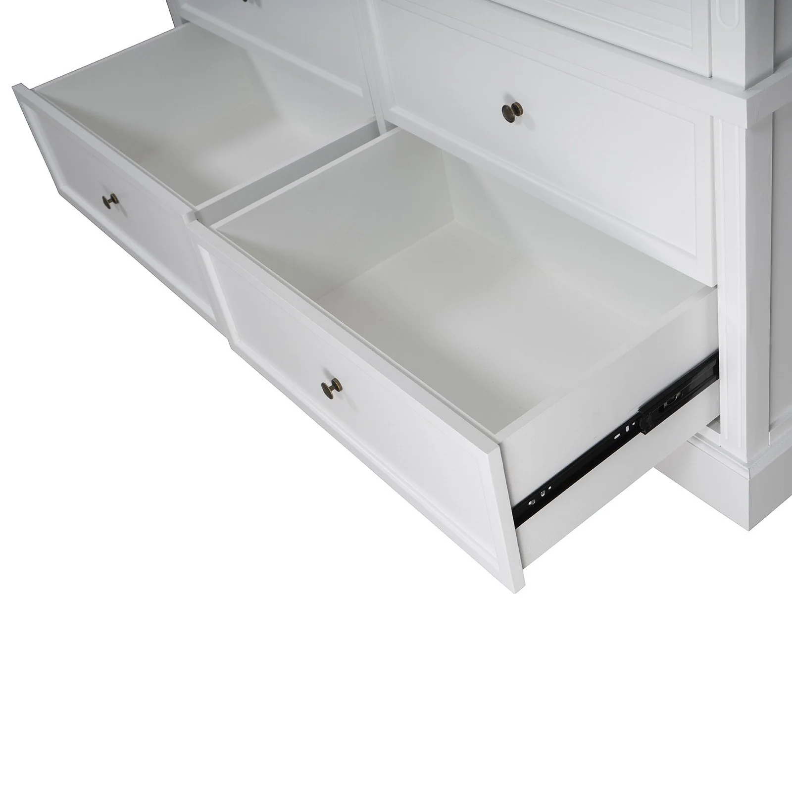 Hamptons Coastal Seaside 6 Drawer Chest Tallboy Cabinet - Image 11