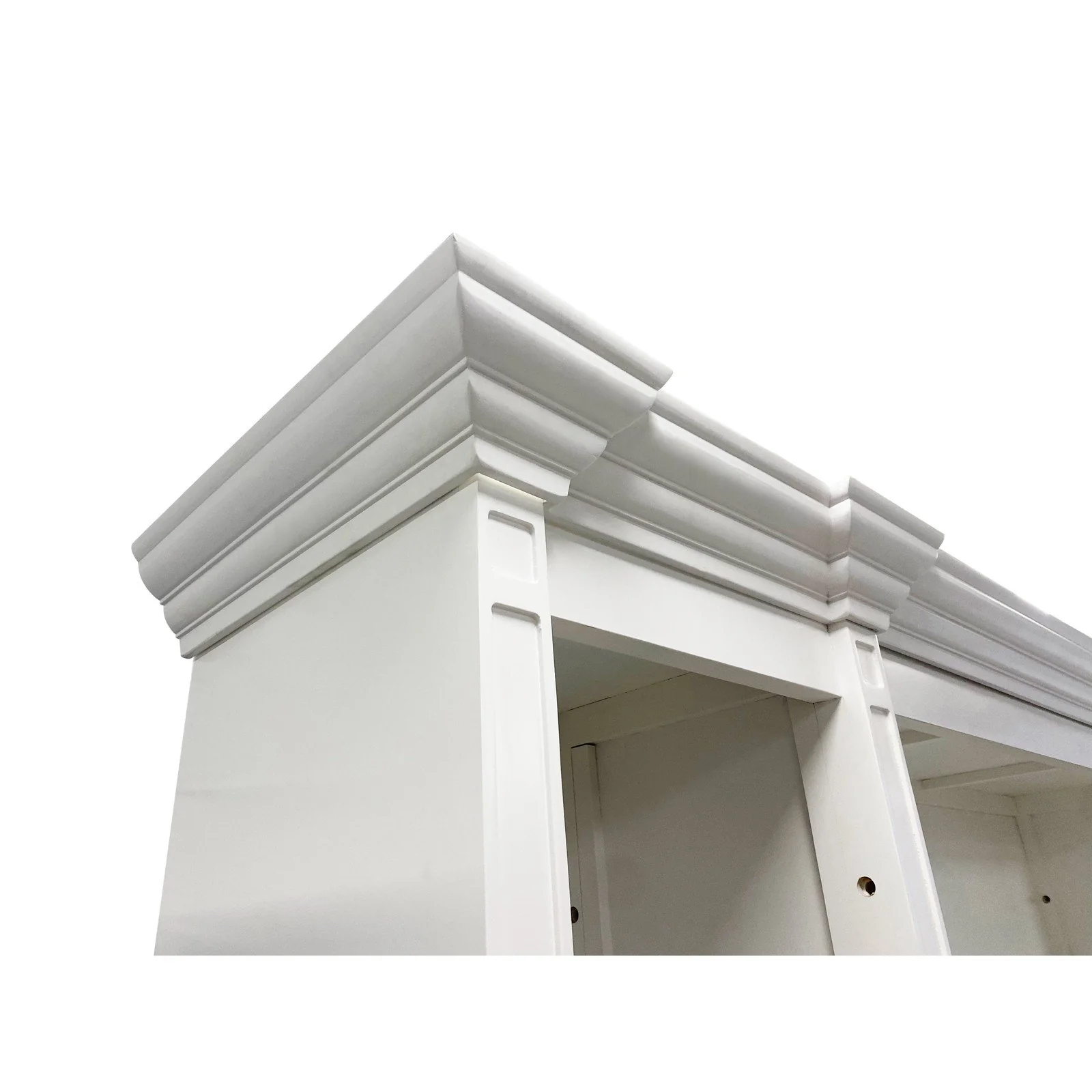 Hamptons Coastal White Entertainment Unit Cabinet with Optional Solid Hardwood Upgrade - Image 15