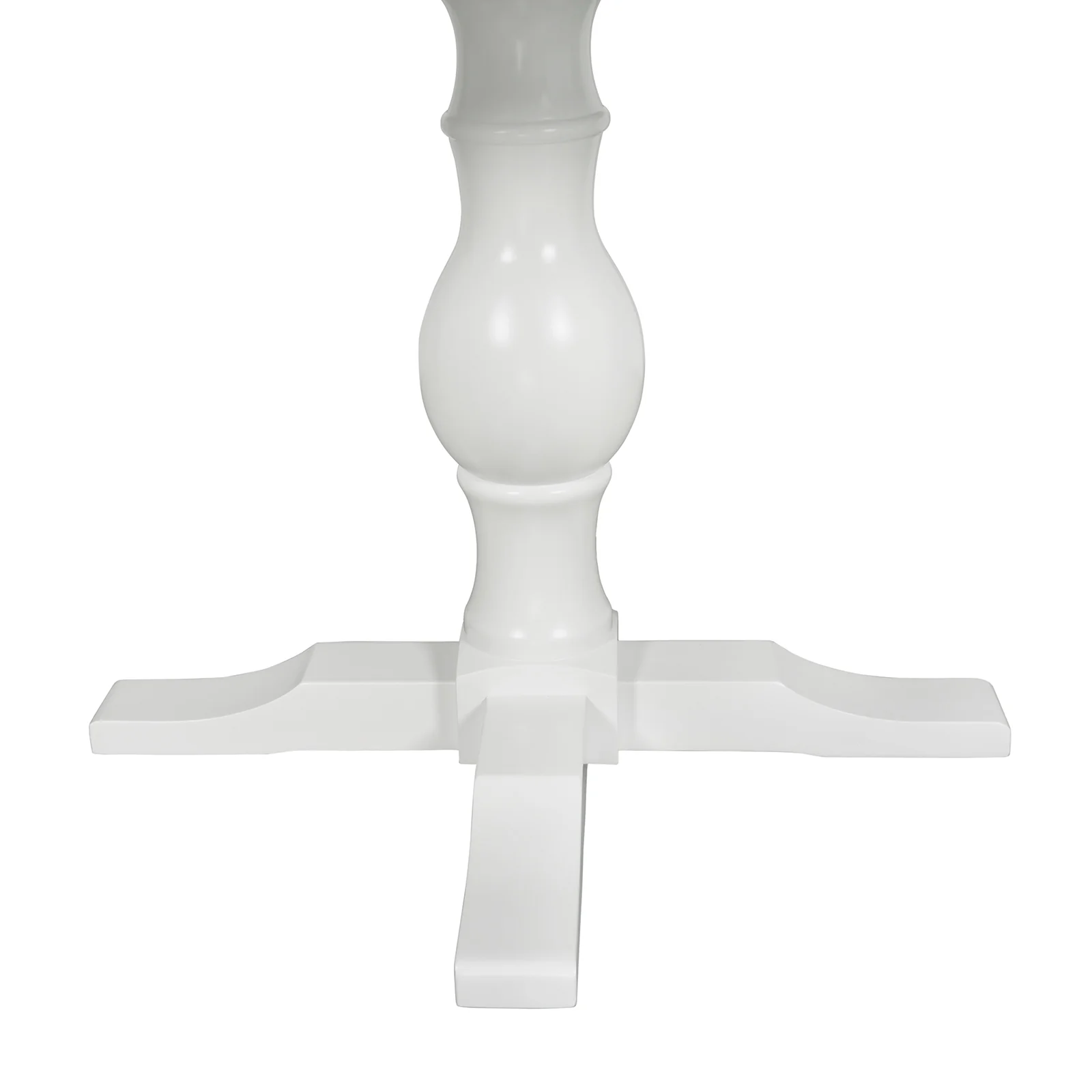 Hamptons/French Provincial Extendable Pedestal Round 100-150cm Extendable Dining Table - Image 21