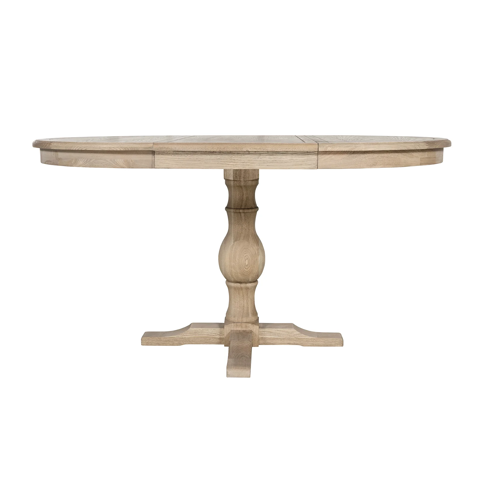 Hamptons/French Provincial Extendable Pedestal Round 100-150cm Extendable Dining Table - Image 32