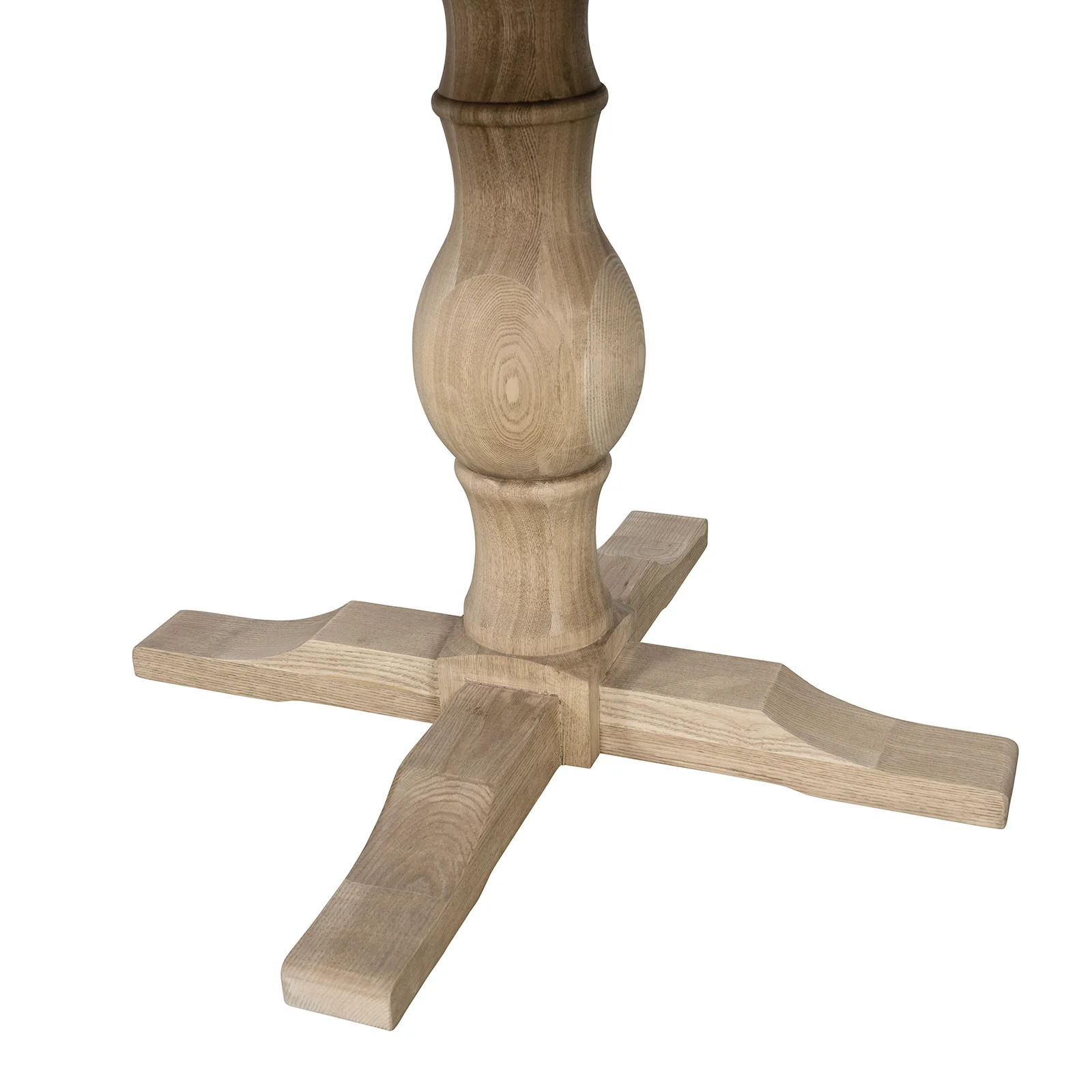 Hamptons/French Provincial Extendable Pedestal Round 100-150cm Extendable Dining Table - Image 38