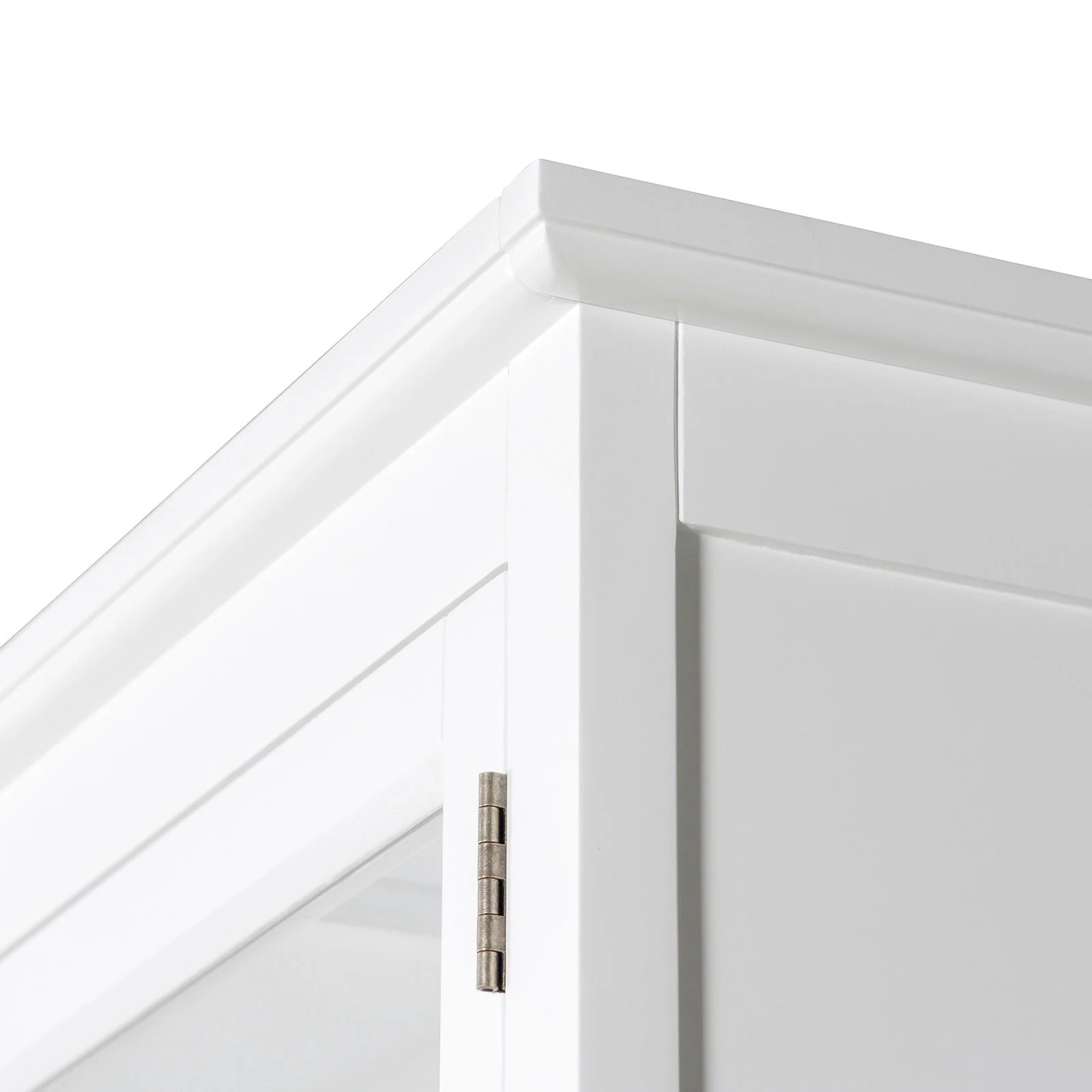 Hamptons Halifax 2 Glass Door 6 Drawer Kitchen Cabinet - Image 10