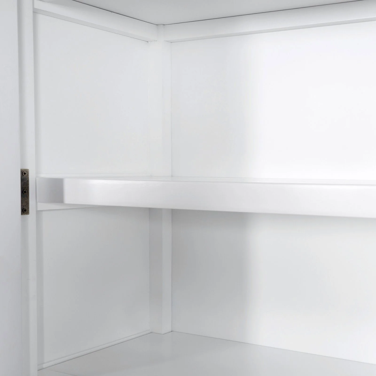 Hamptons Halifax 2 Glass Door 6 Drawer Kitchen Cabinet - Image 12