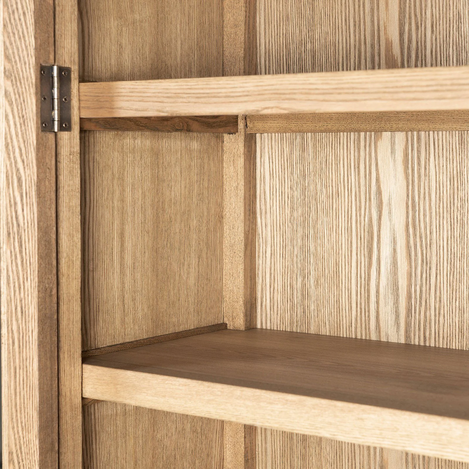 Hamptons Halifax 2 Glass Door 6 Drawer Kitchen Cabinet - Image 33