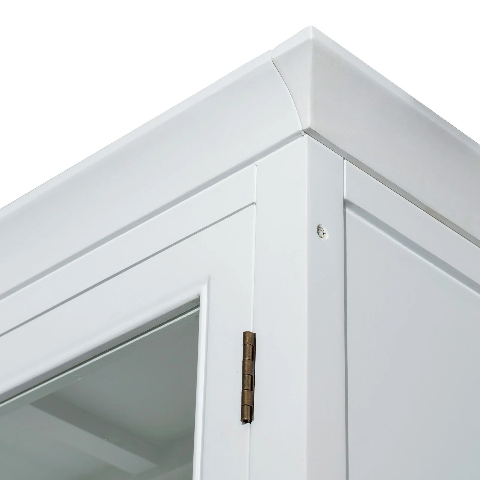 Hampton Halifax 2 Glass Door Hutch Display and Buffet Cabinet Bookcase Cupboard - Image 15