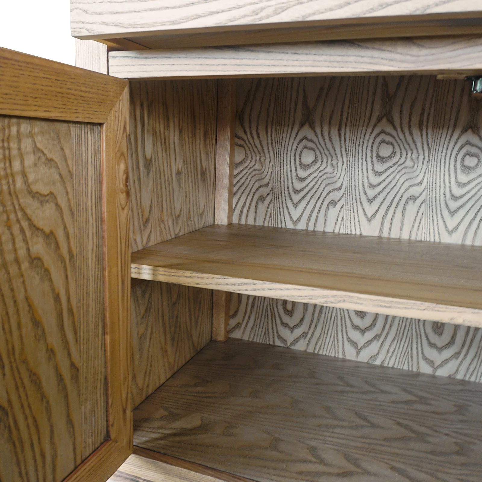 Hampton Halifax 2 Glass Door Hutch Display and Buffet Cabinet Bookcase Cupboard - Image 81