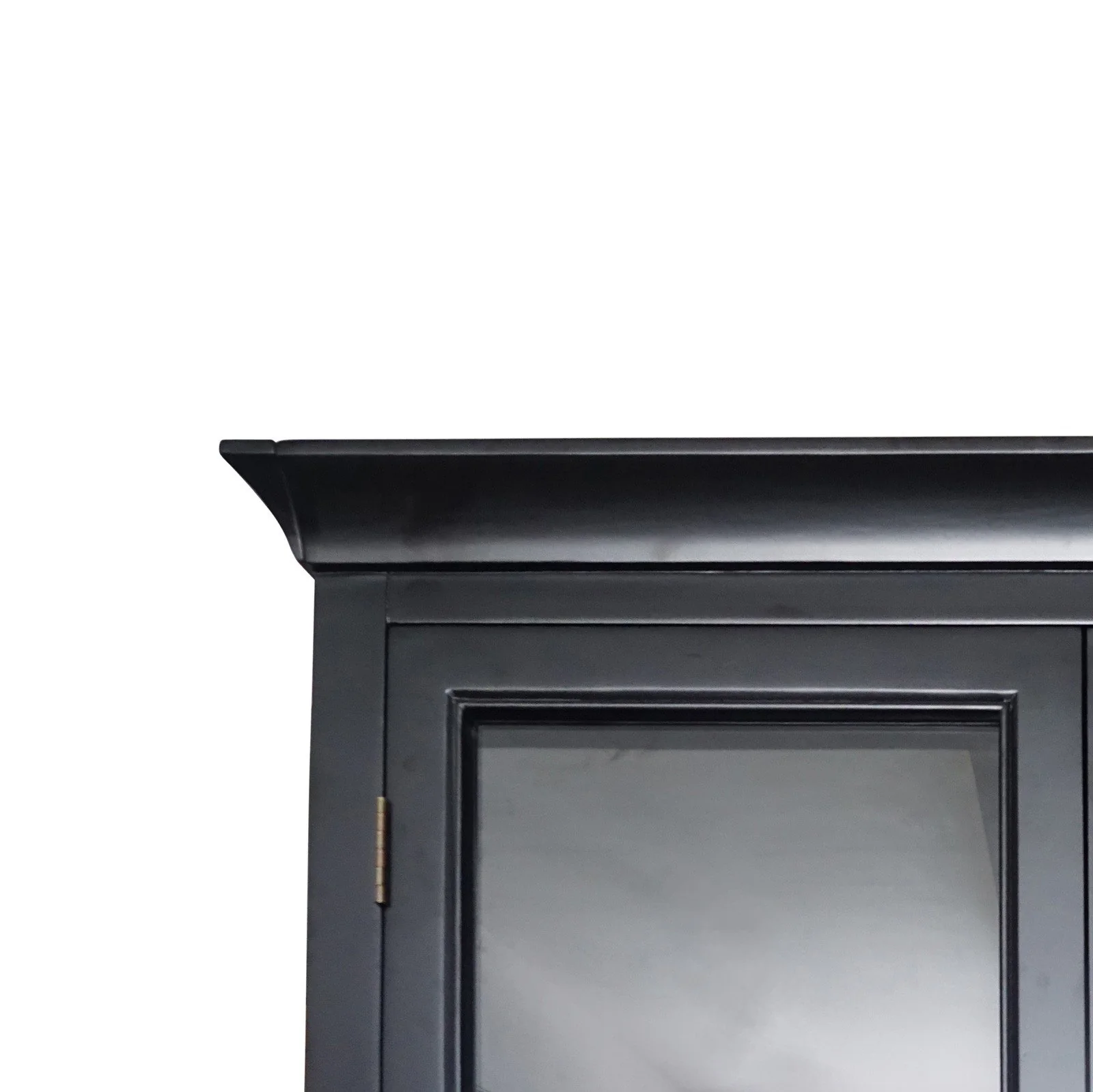Hamptons Halifax 3 Glass Door Hutch Display Buffet Cabinet Bookcase Cupboard - Image 34