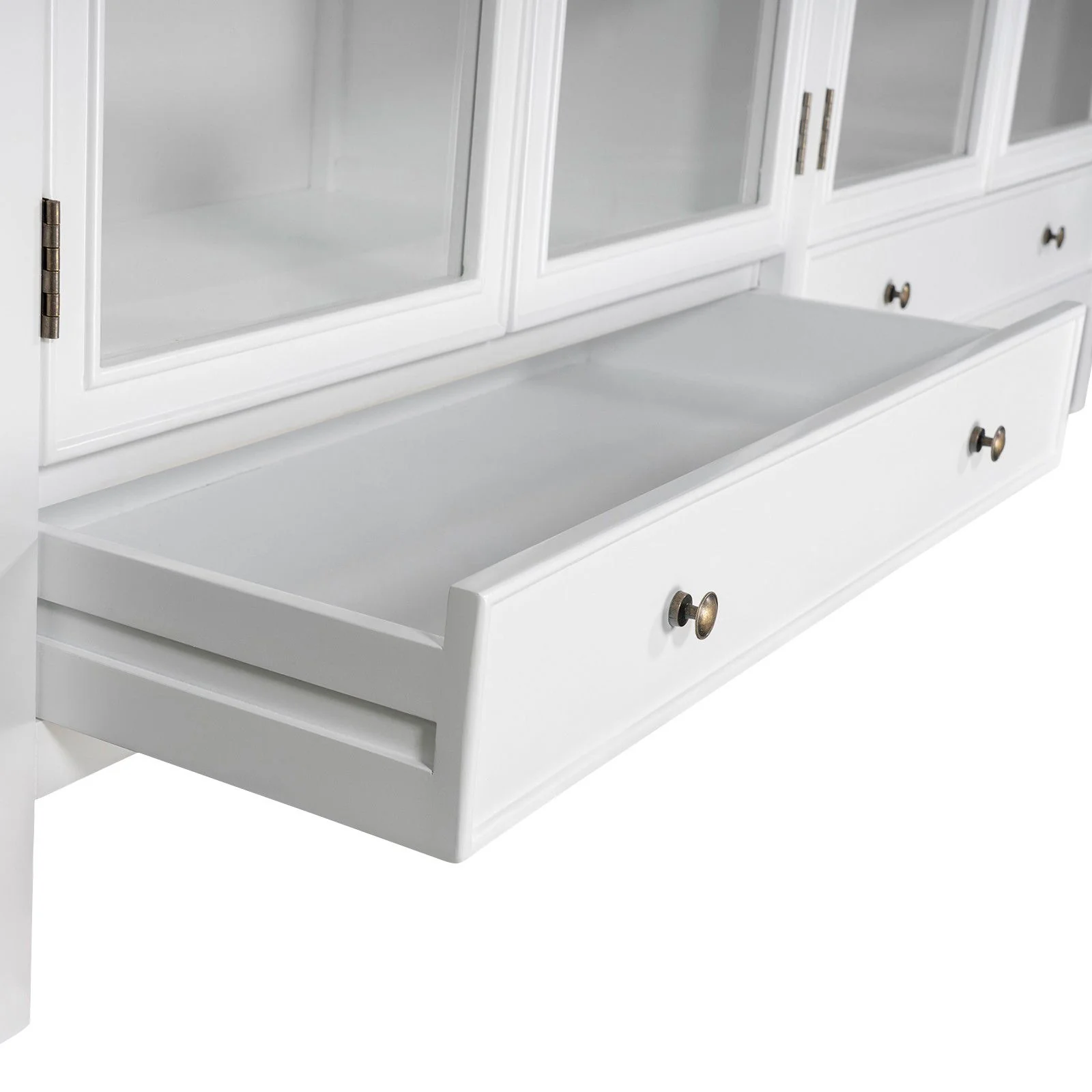 Hamptons Halifax 4 Glass Door Buffet Sideboard - Image 11