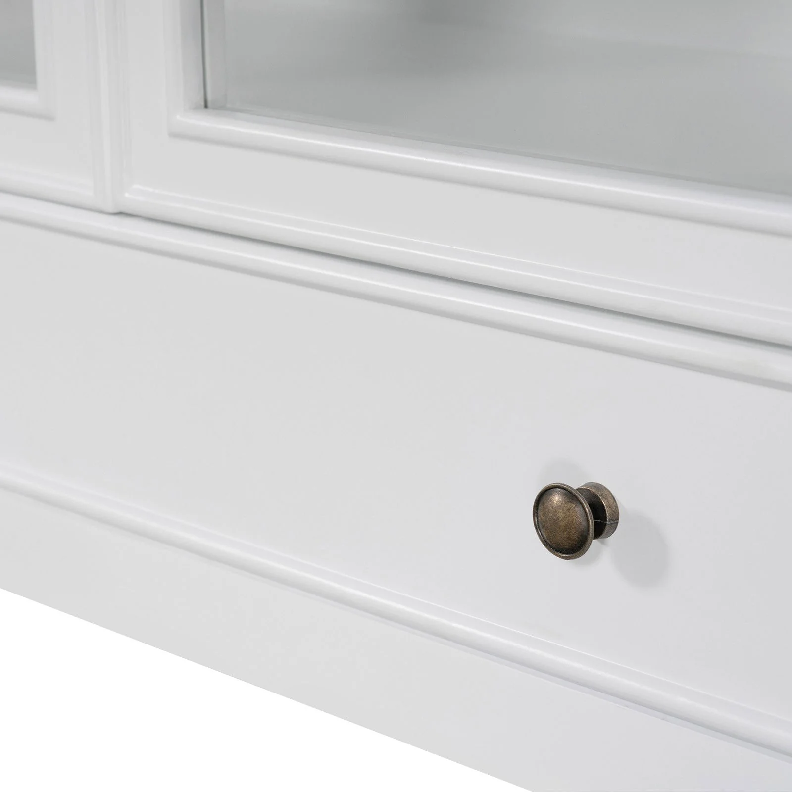 Hamptons Halifax 4 Glass Door Buffet Sideboard - Image 12