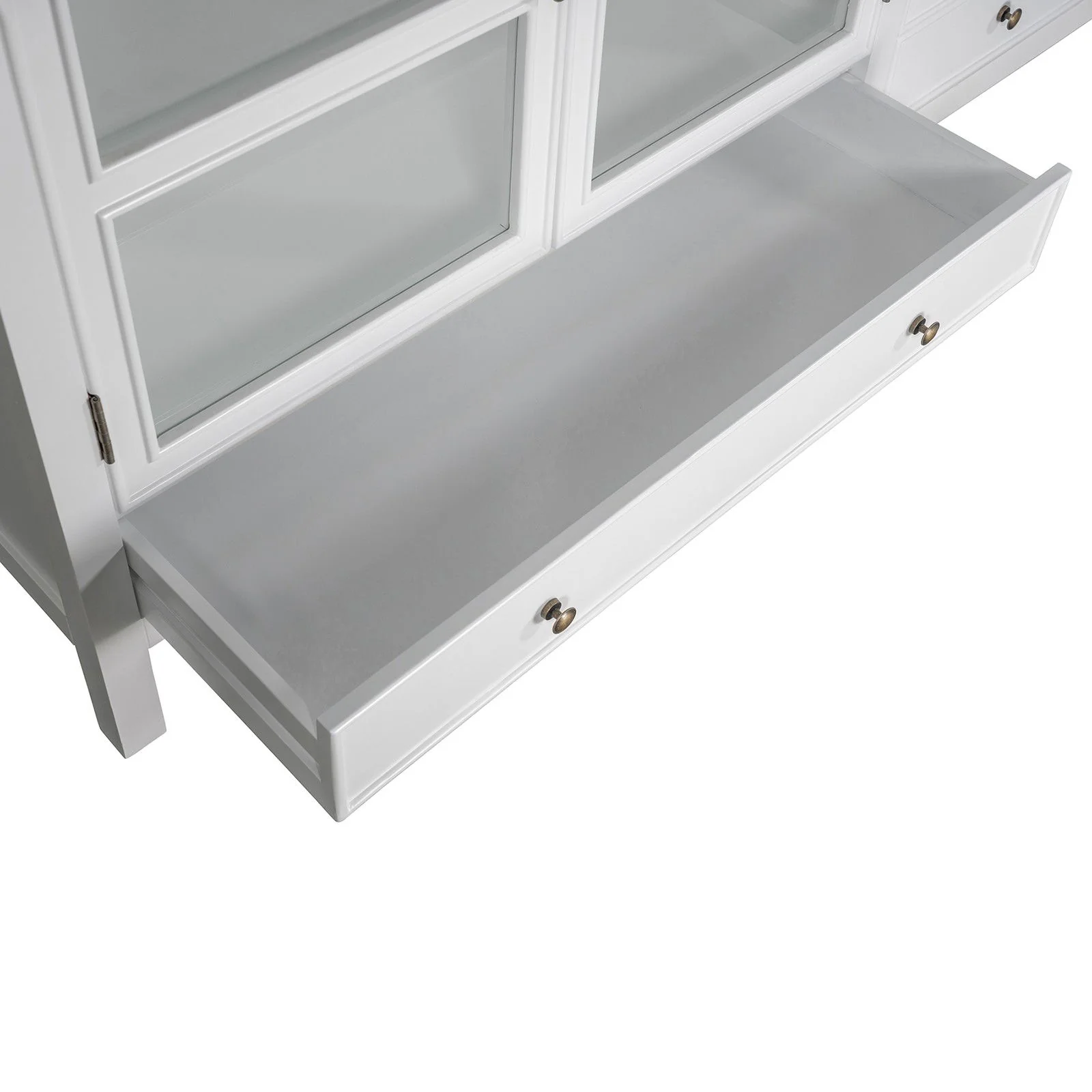 Hamptons Halifax 4 Glass Door Buffet Sideboard - Image 13