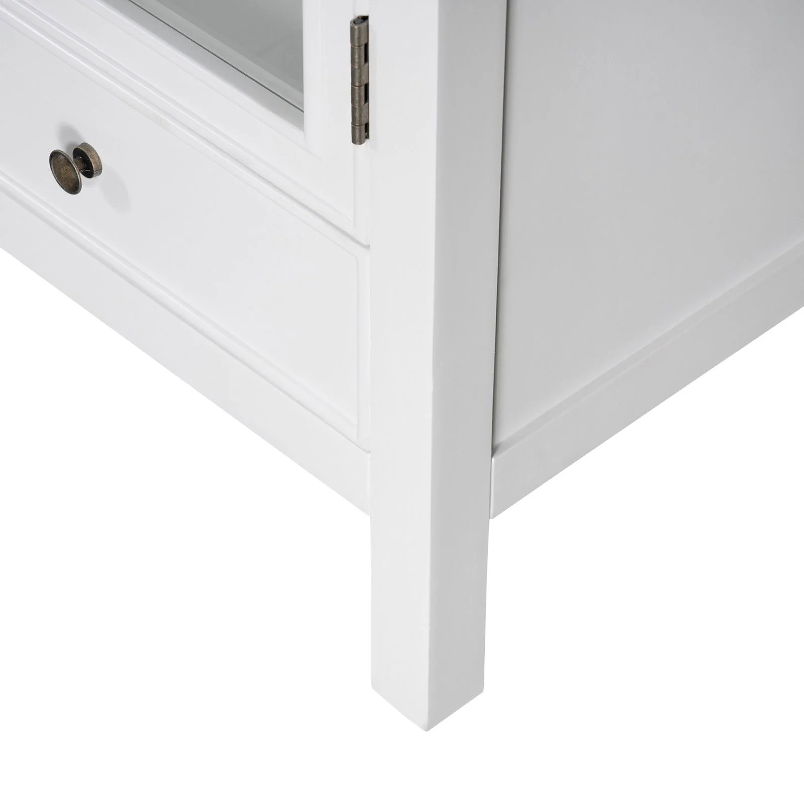 Hamptons Halifax 4 Glass Door Buffet Sideboard - Image 14