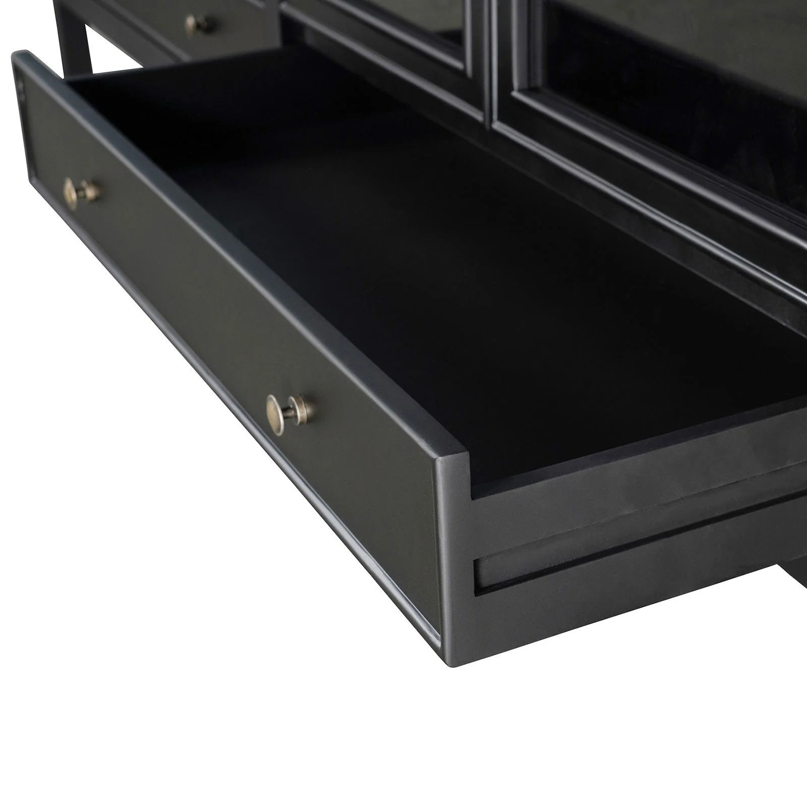 Hamptons Halifax 4 Glass Door Buffet Sideboard - Image 26