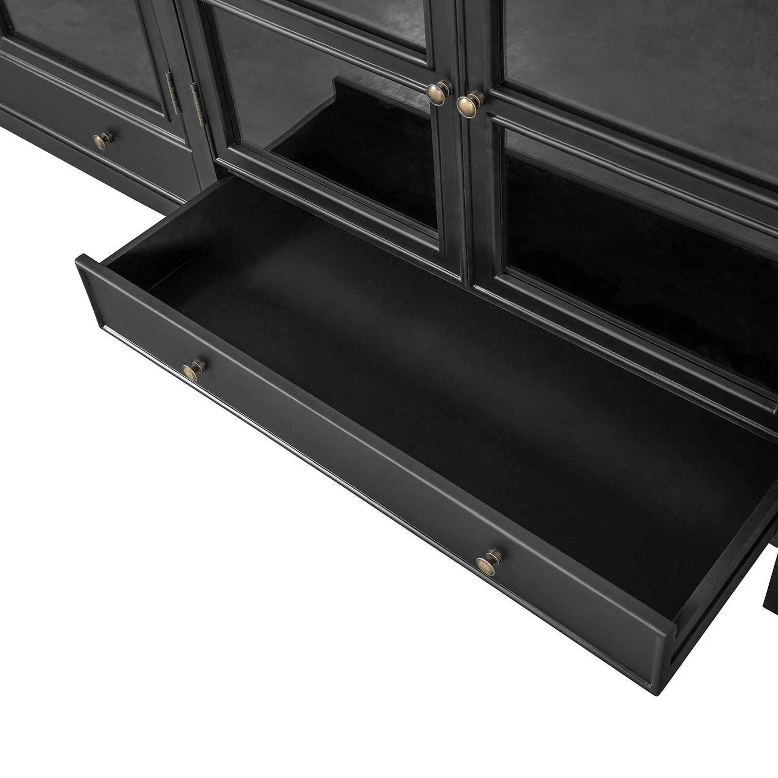 Hamptons Halifax 4 Glass Door Buffet Sideboard - Image 27