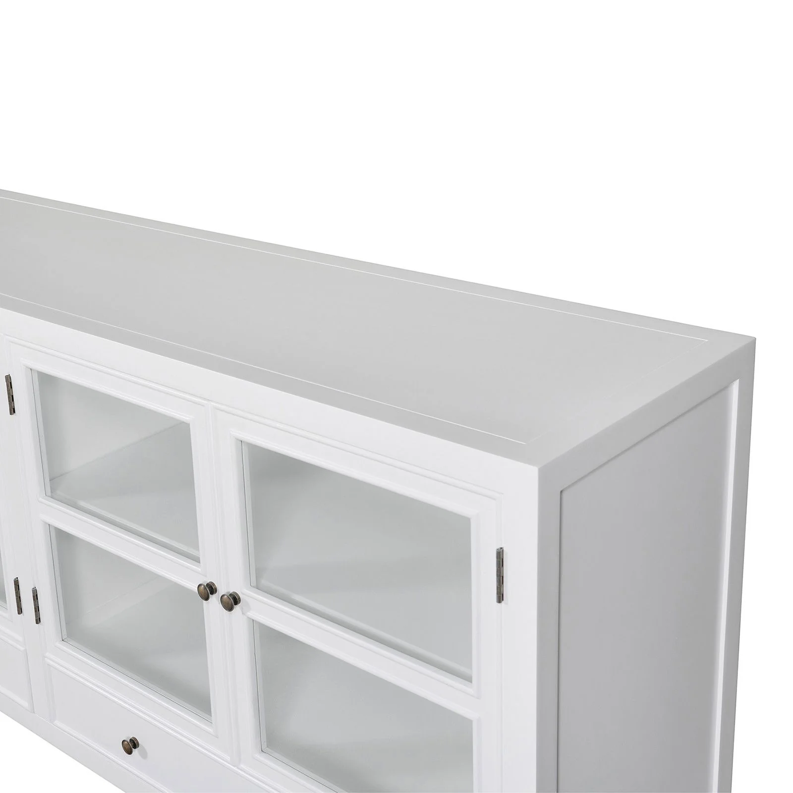 Hamptons Halifax 4 Glass Door Buffet Sideboard - Image 8