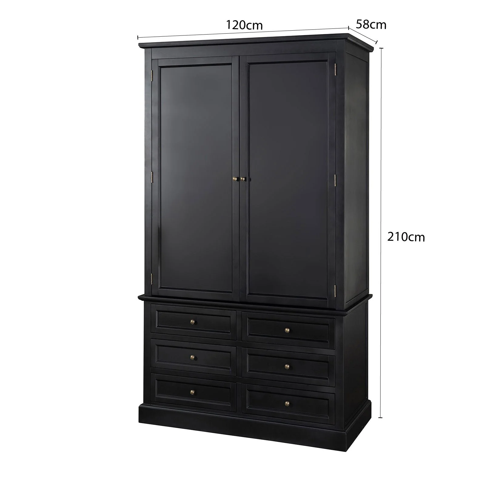 Hamptons Halifax 6 Drawer Wardrobe - Image 14
