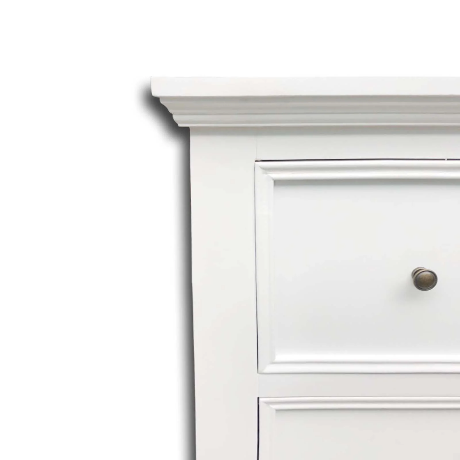 Hamptons Halifax 7 Drawer Chest Tallboy Cabinet - Image 8