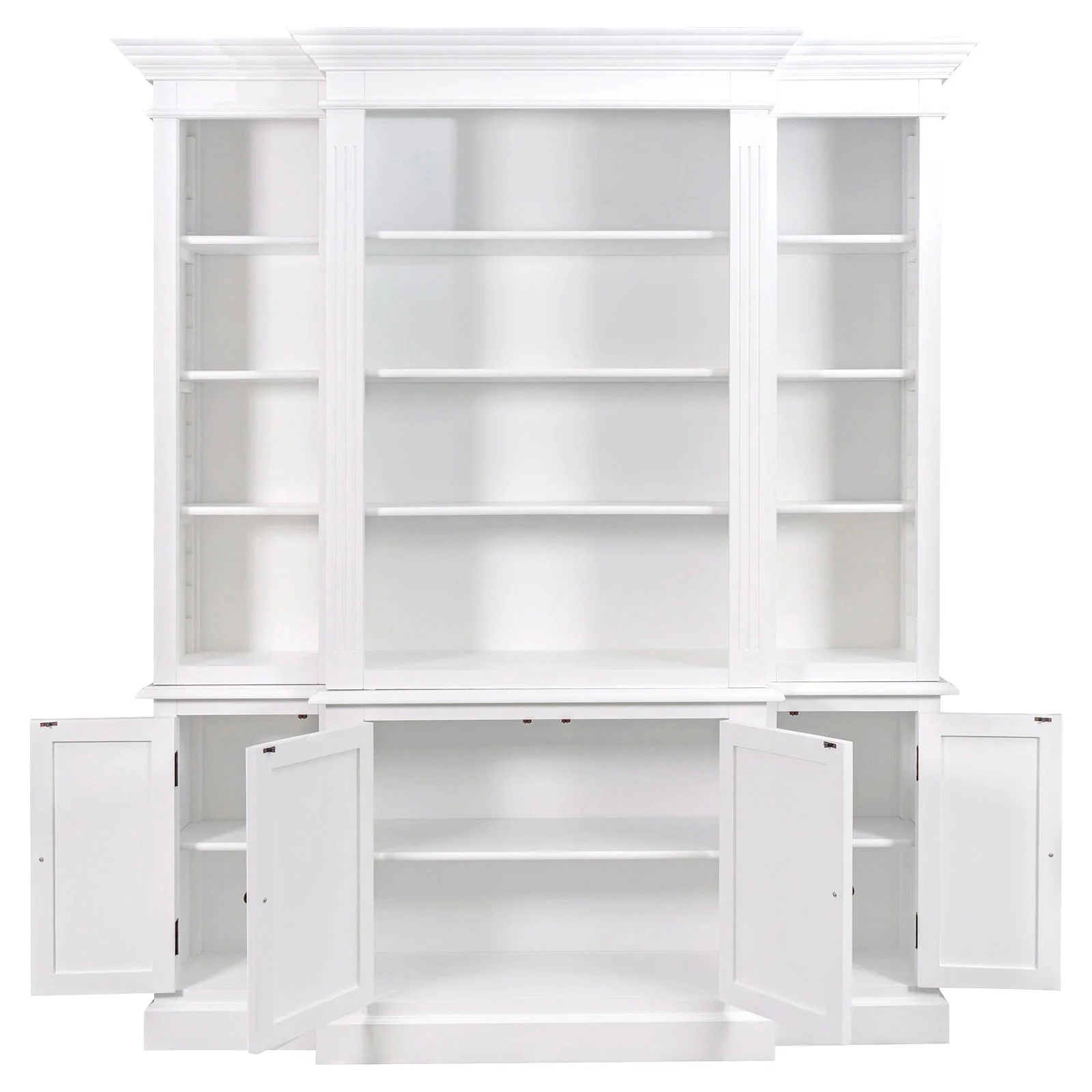Hamptons Halifax Buffet and Hutch Furniture Bookcase Cabinet - Image 5