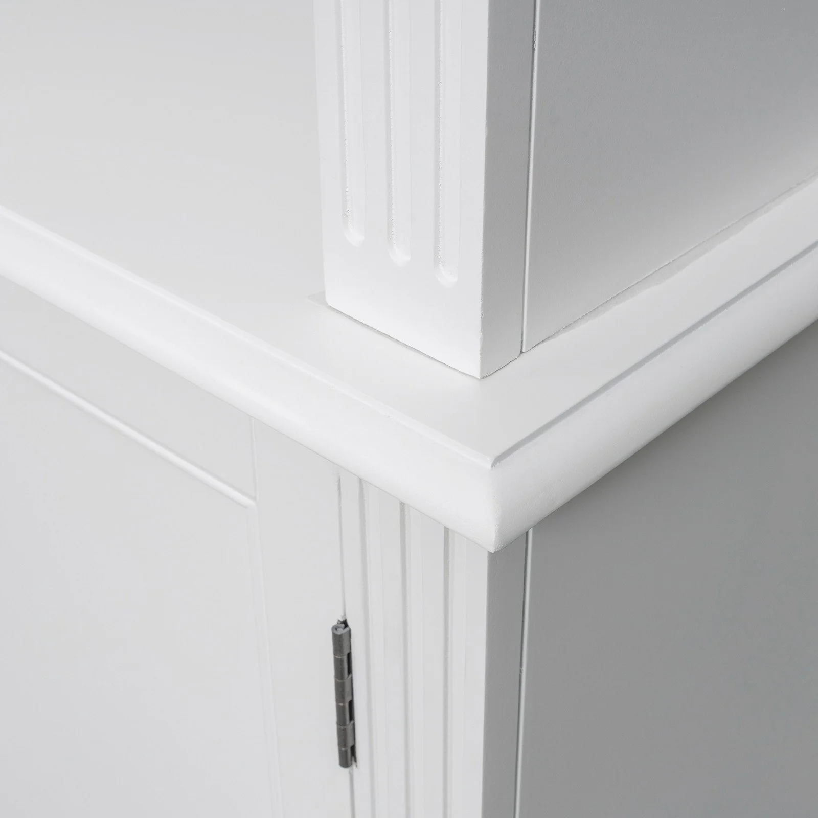 Hamptons Halifax Buffet and Hutch Library Bookcase Cabinet - Image 12