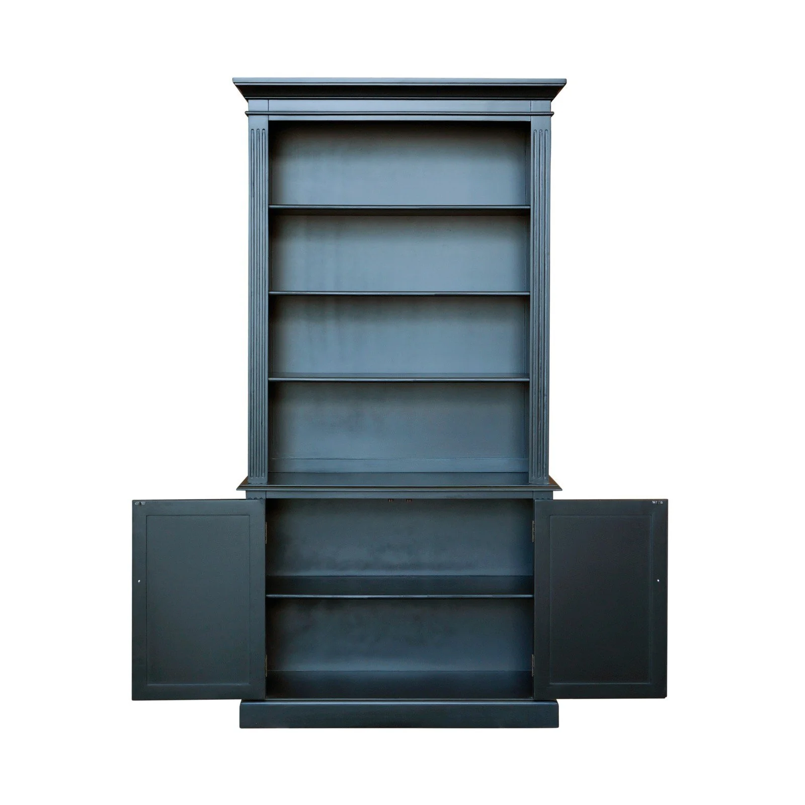 Hamptons Halifax Buffet and Hutch Library Bookcase Cabinet - Image 21
