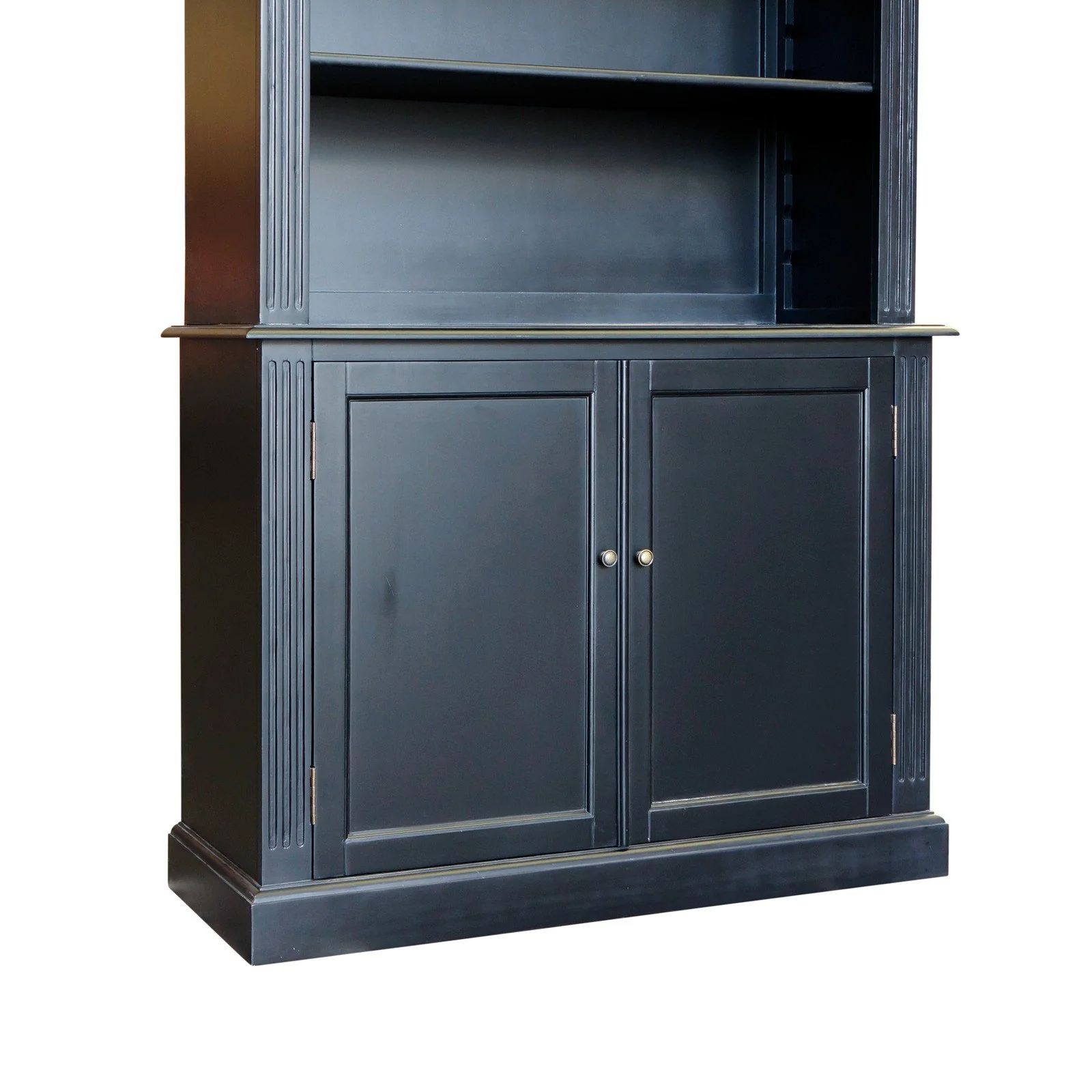 Hamptons Halifax Buffet and Hutch Library Bookcase Cabinet - Image 25