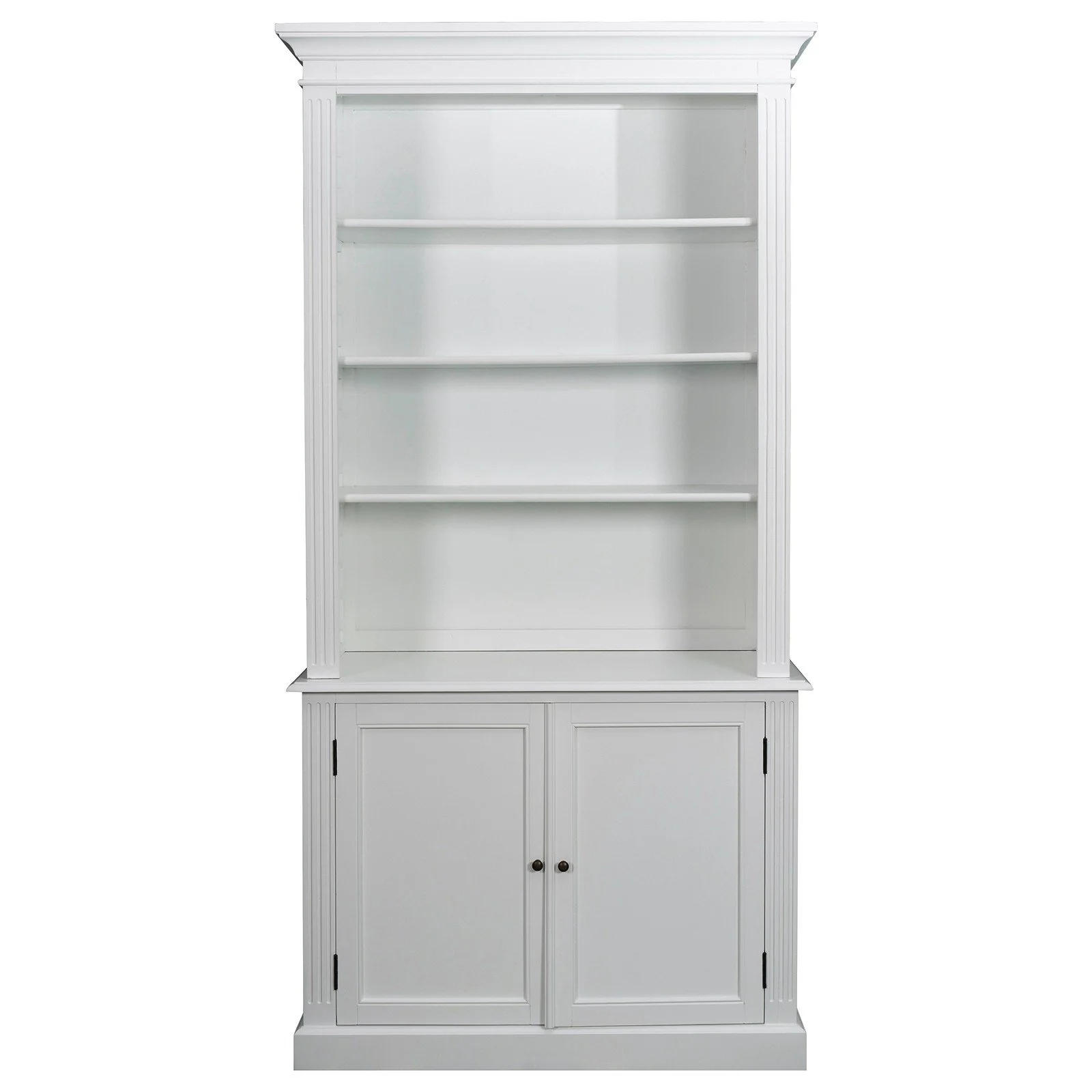 Hamptons Halifax Buffet and Hutch Library Bookcase Cabinet - Image 3