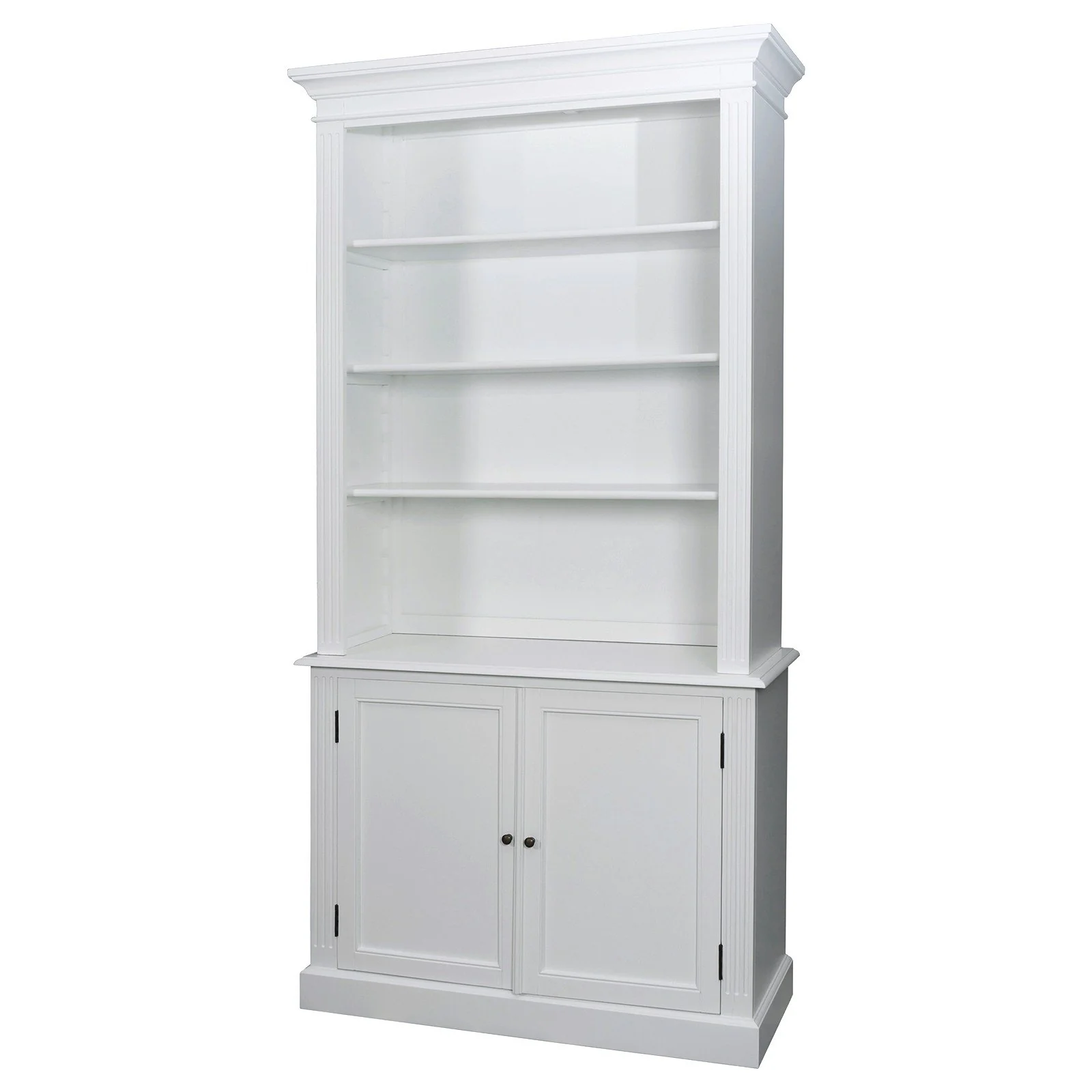 Hamptons Halifax Buffet and Hutch Library Bookcase Cabinet - Image 5
