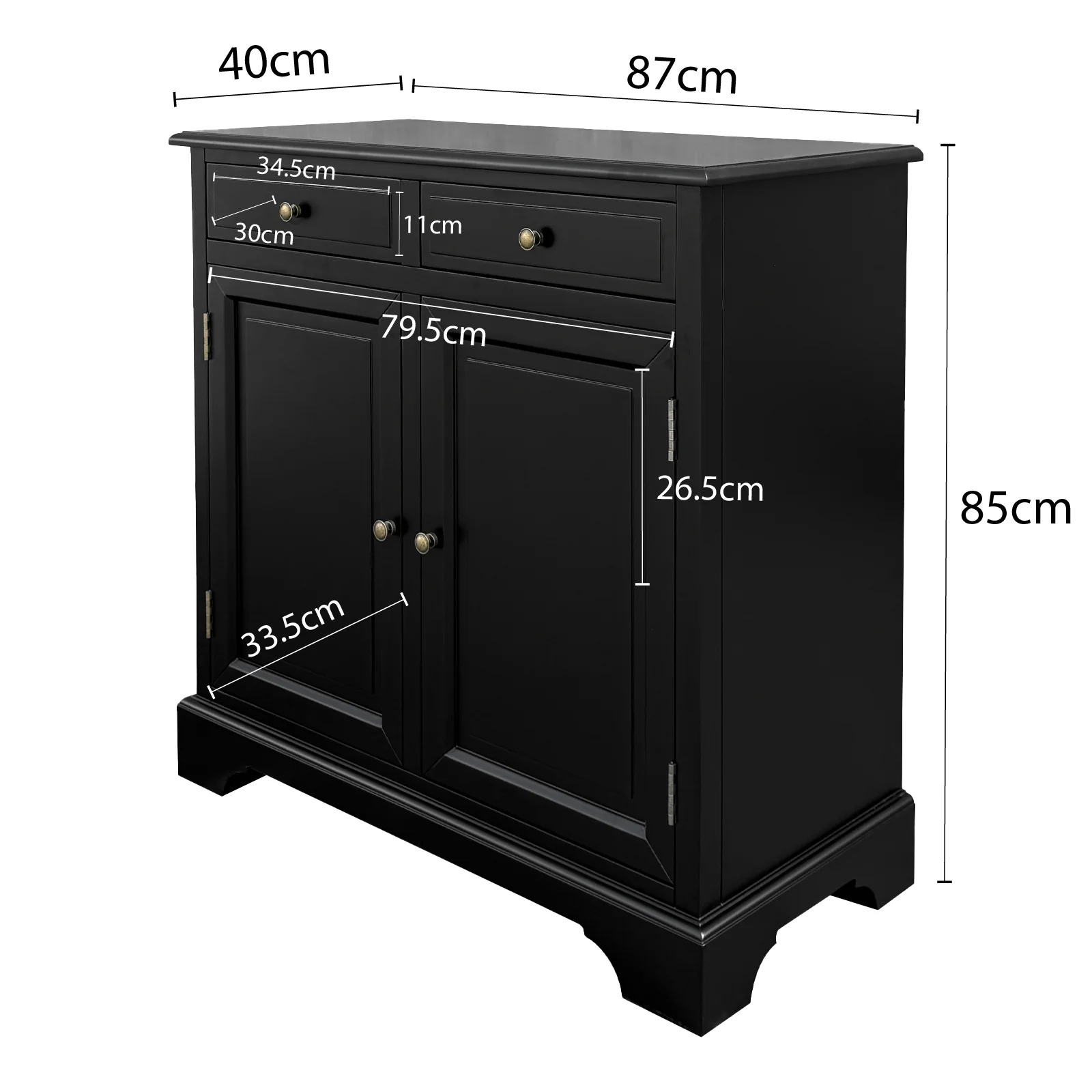 Hamptons Halifax Buffet Sideboard Cabinet - Image 20