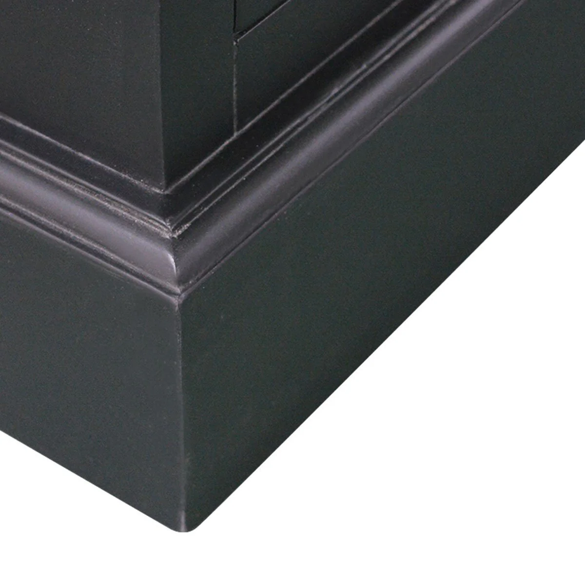 Hamptons Halifax Criss Cross Glass Door Display Hutch and Buffet Cabinet Bookcase - Image 7