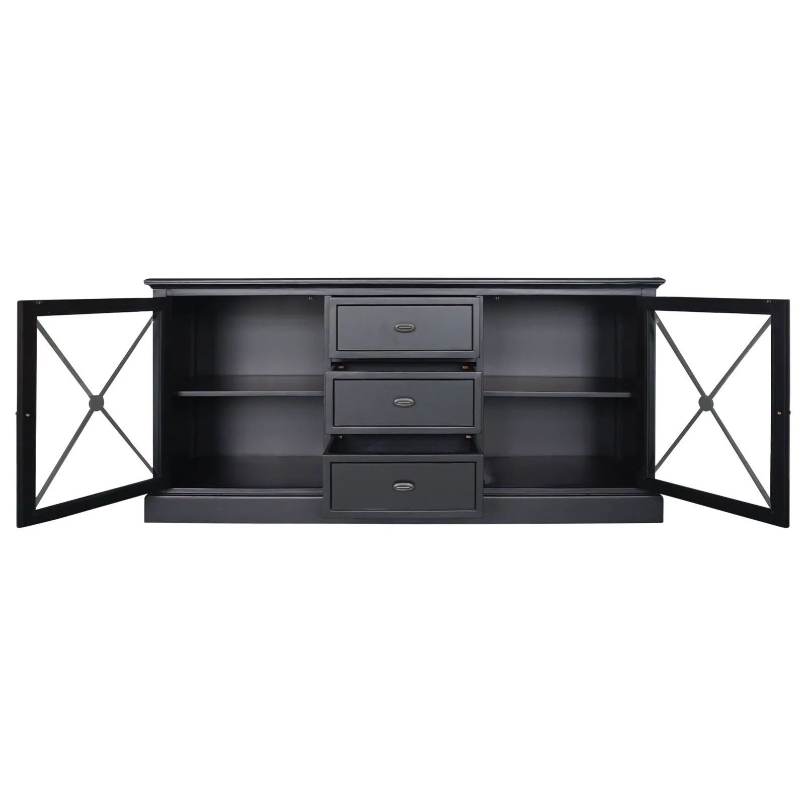 Hamptons Halifax Criss Cross Sideboard Buffet - Image 17