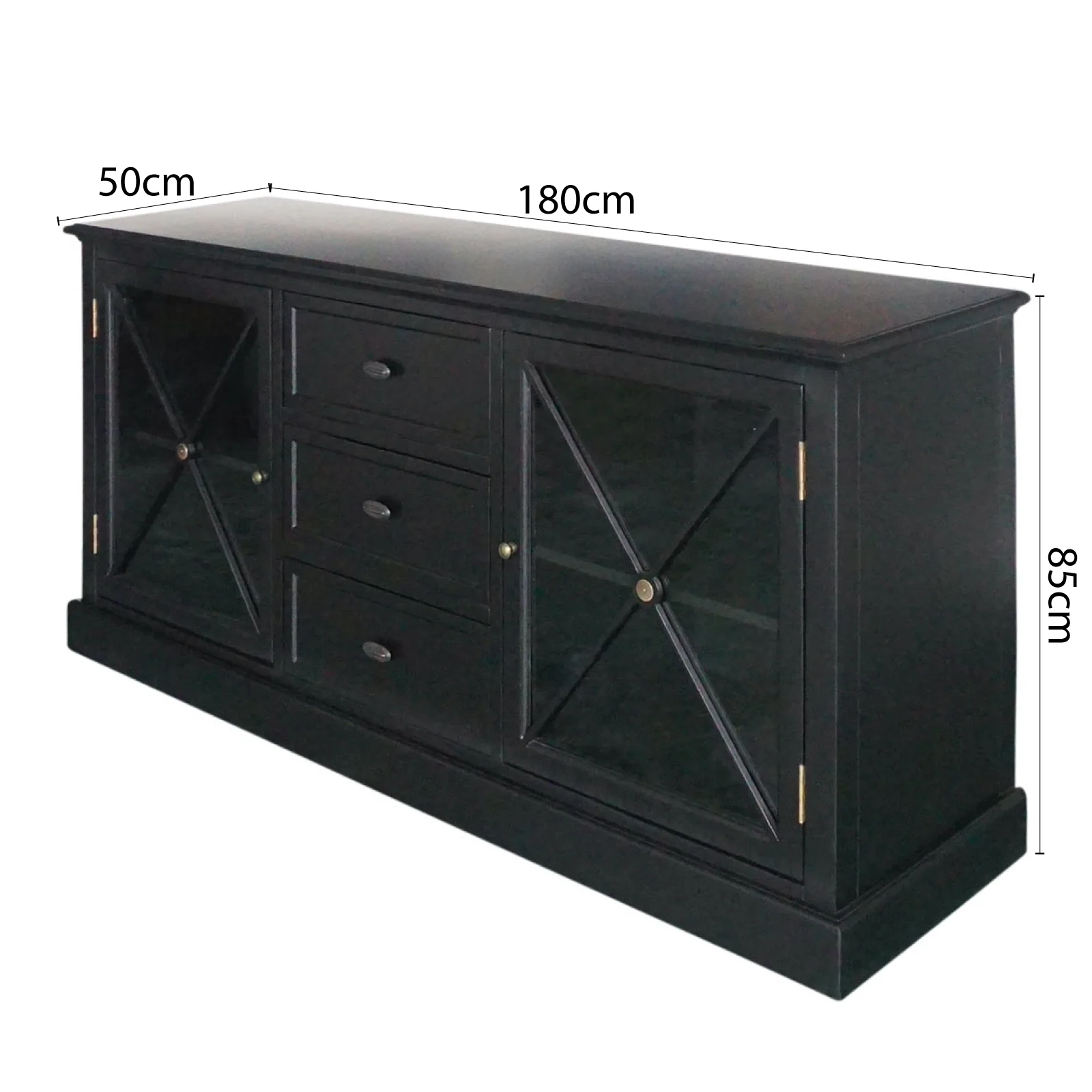 Hamptons Halifax Criss Cross Sideboard Buffet - Image 22