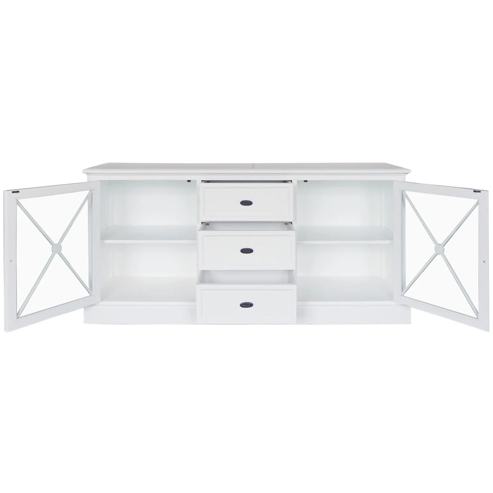 Hamptons Halifax Criss Cross Sideboard Buffet - Image 4