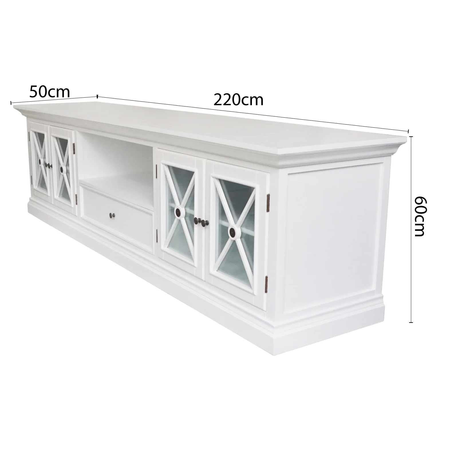 Hamptons Halifax Criss Cross TV Entertainment Unit - Image 19