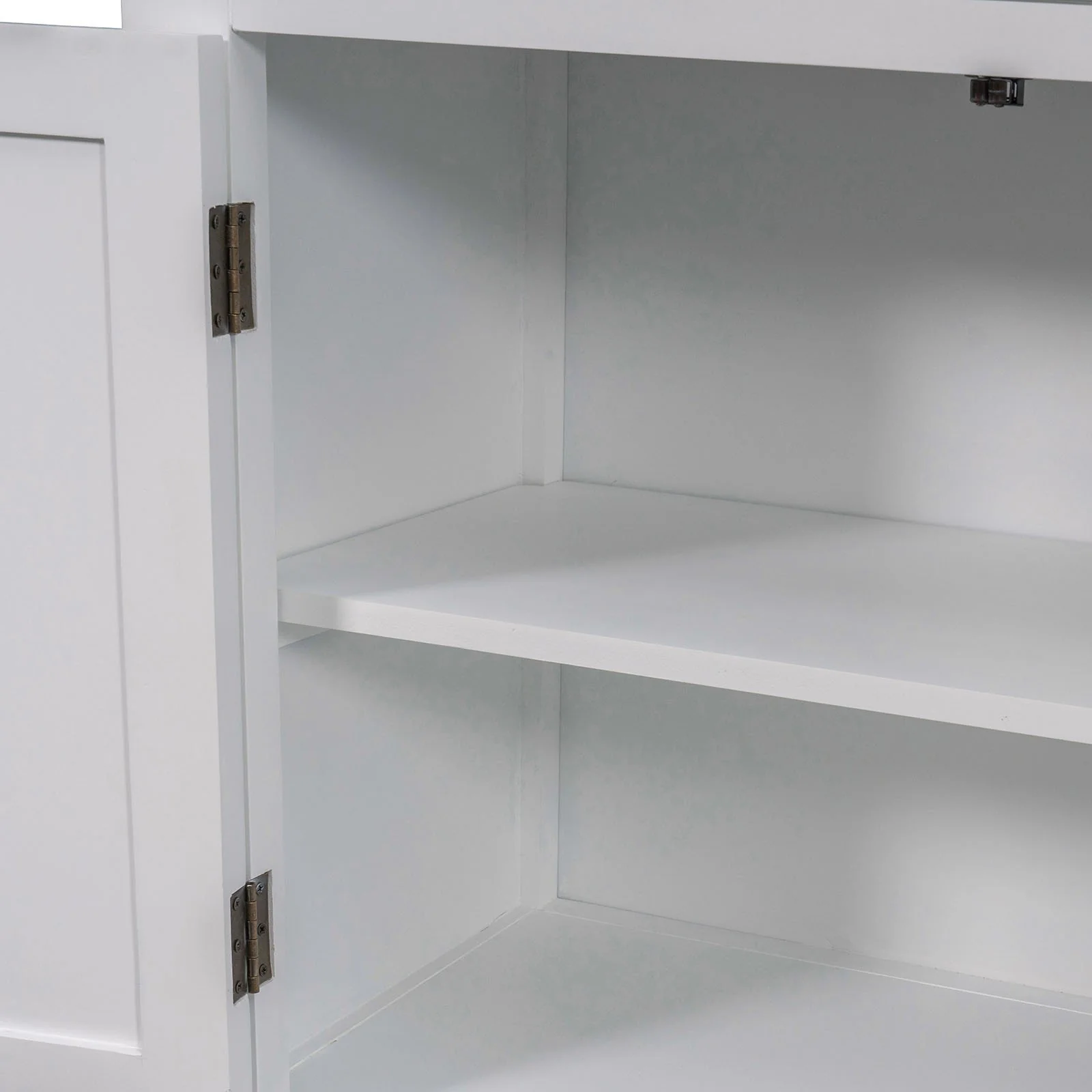 Hamptons Halifax Double Buffet and Hutch Bookcase with Ladder - Image 13