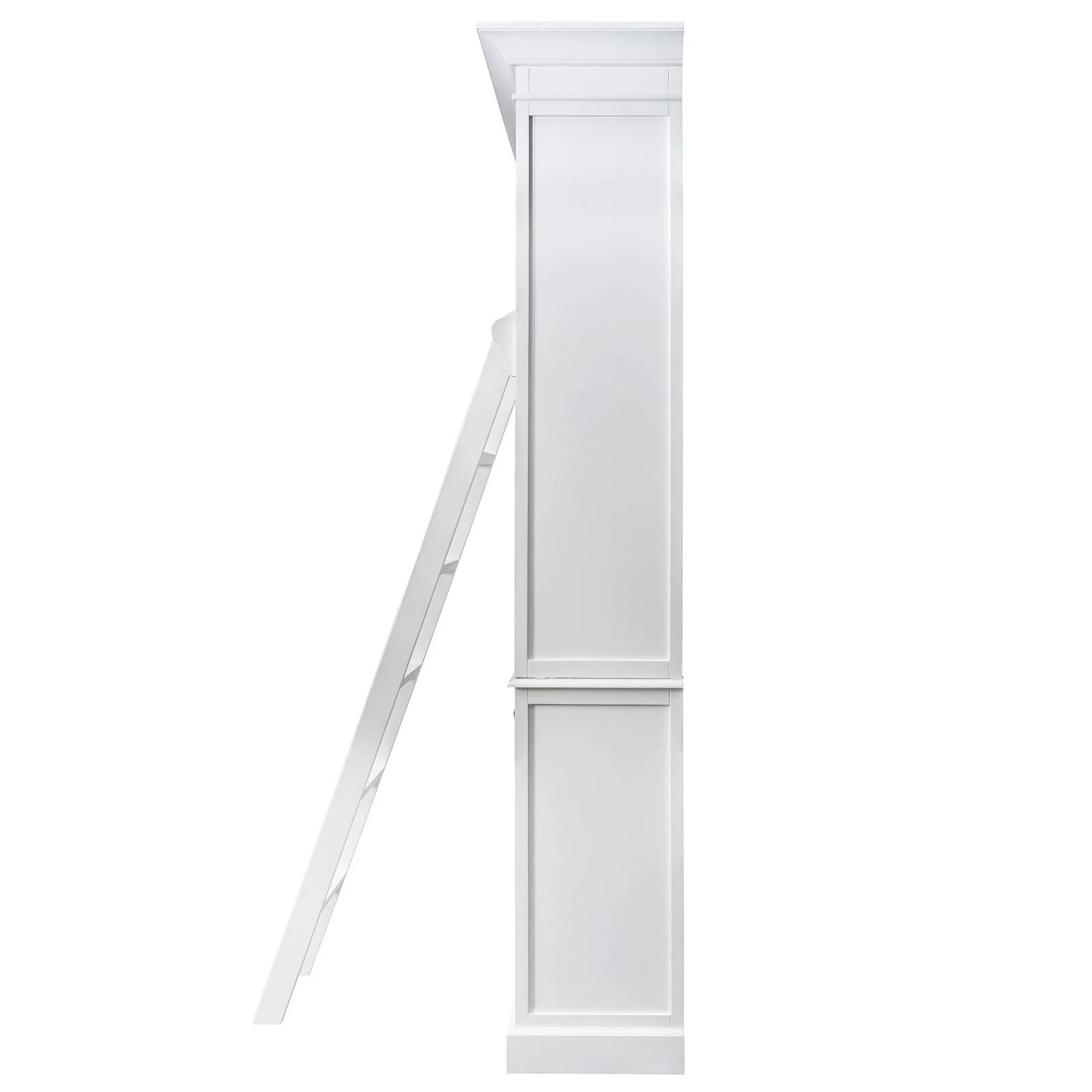 Hamptons Halifax Double Buffet and Hutch Bookcase with Ladder - Image 7