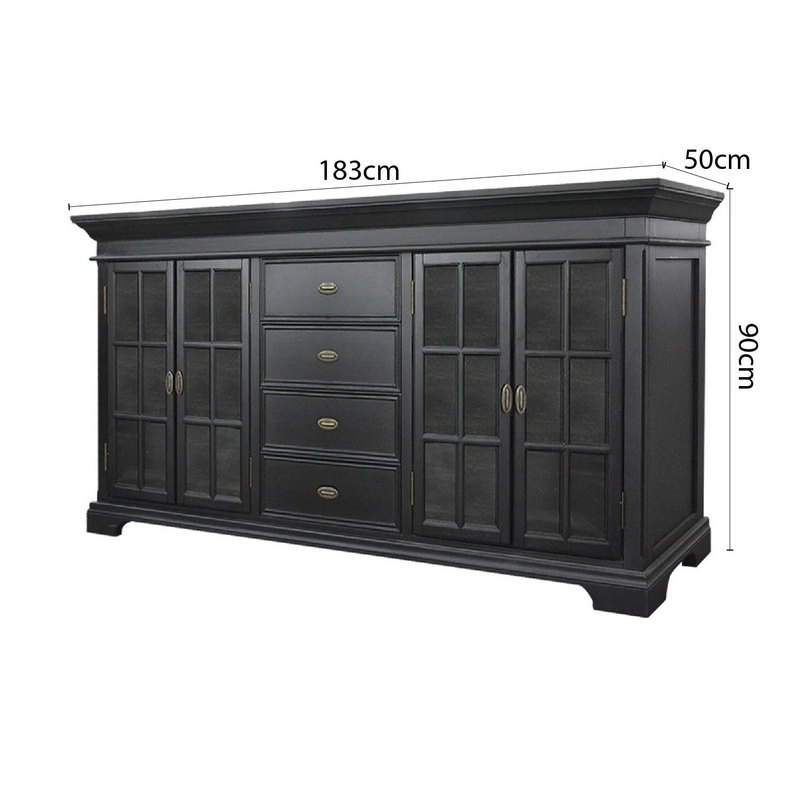 Hamptons Halifax Large Kitchen Cabinet - Image 11
