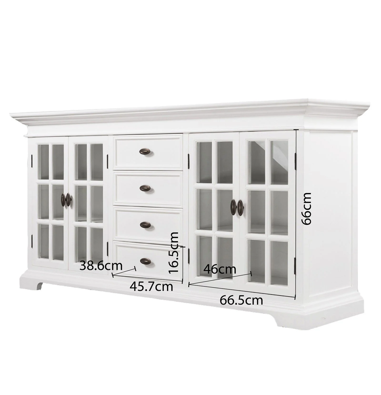 Hamptons Halifax Large Kitchen Cabinet - Image 26
