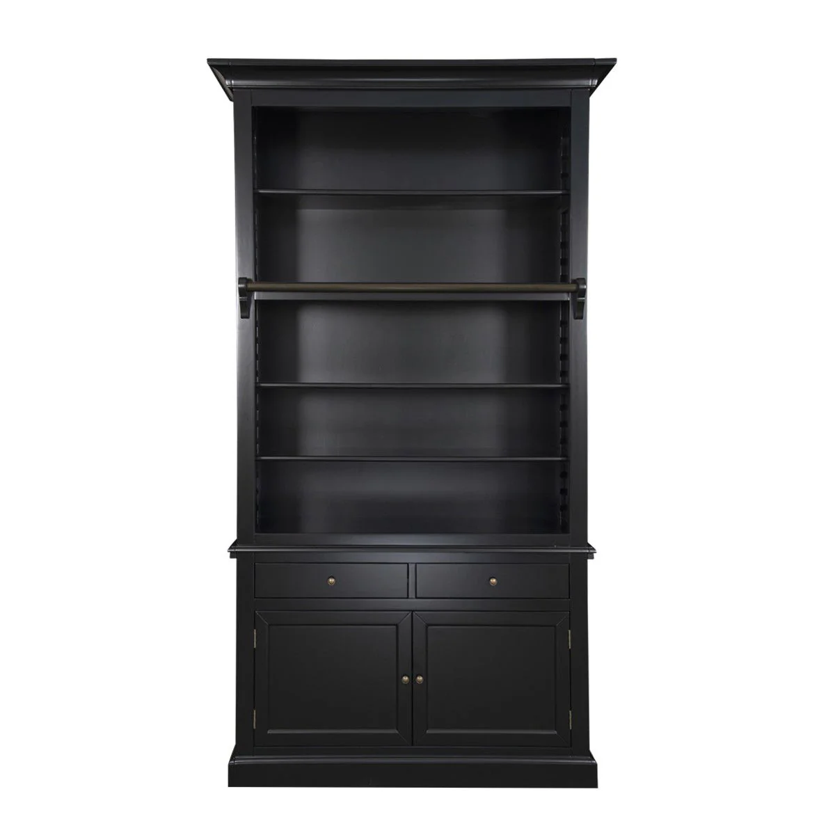 Hamptons Halifax Open Extendable Bookcase with Ladder 486-604cm - Image 27