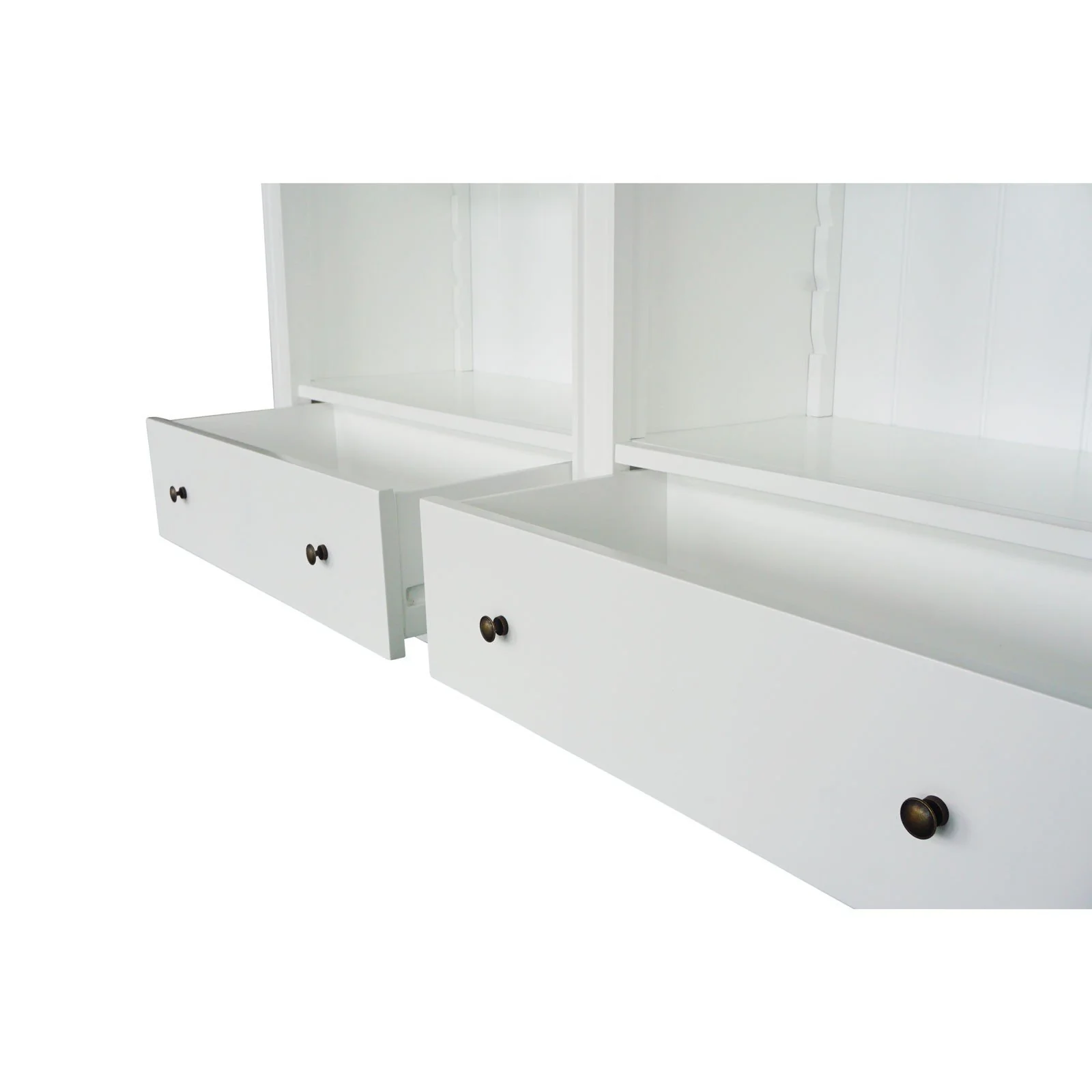 Hamptons Halifax Open Library Bookcase with Ladder 170cm - Image 12