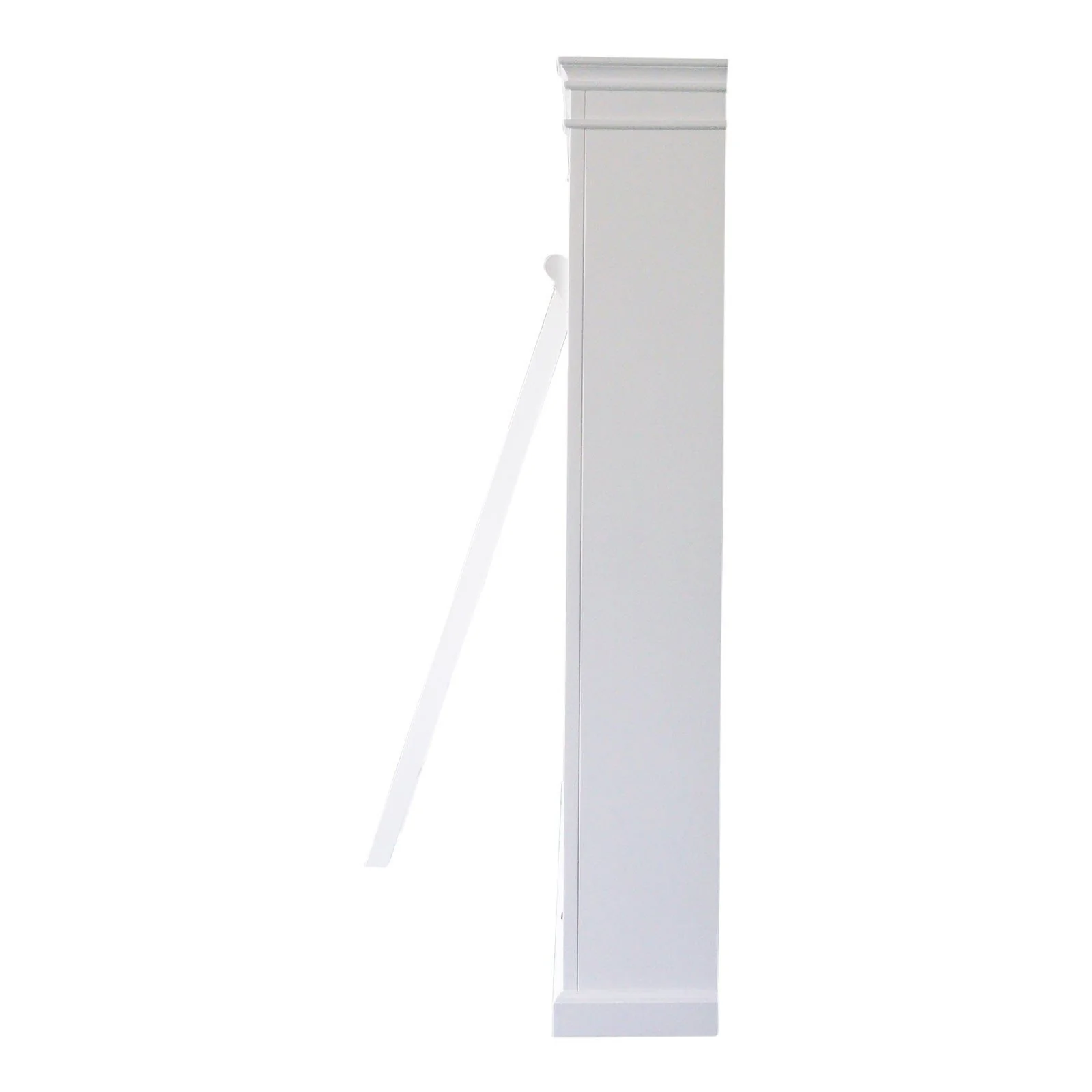 Hamptons Halifax Open Library Bookcase with Ladder 170cm - Image 8