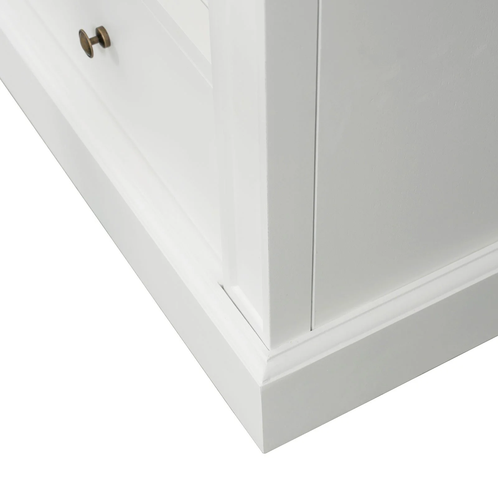 Solid Timber Hamptons Library Bookcase with Ladder — 3 Bay Grand Halifax - Image 27