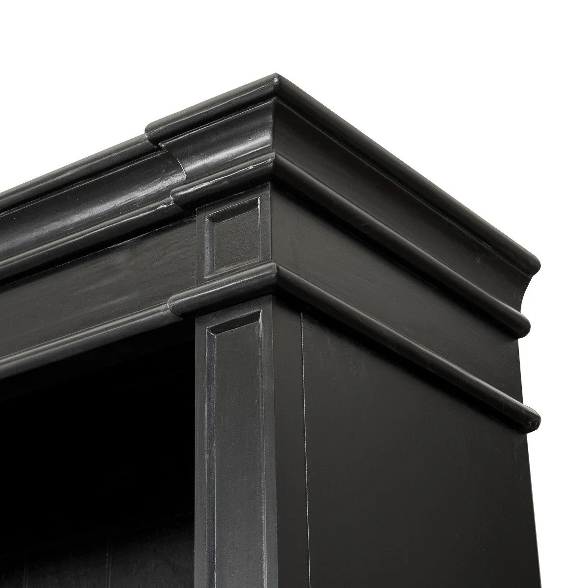 Solid Timber Hamptons Library Bookcase with Ladder — 3 Bay Grand Halifax - Image 9