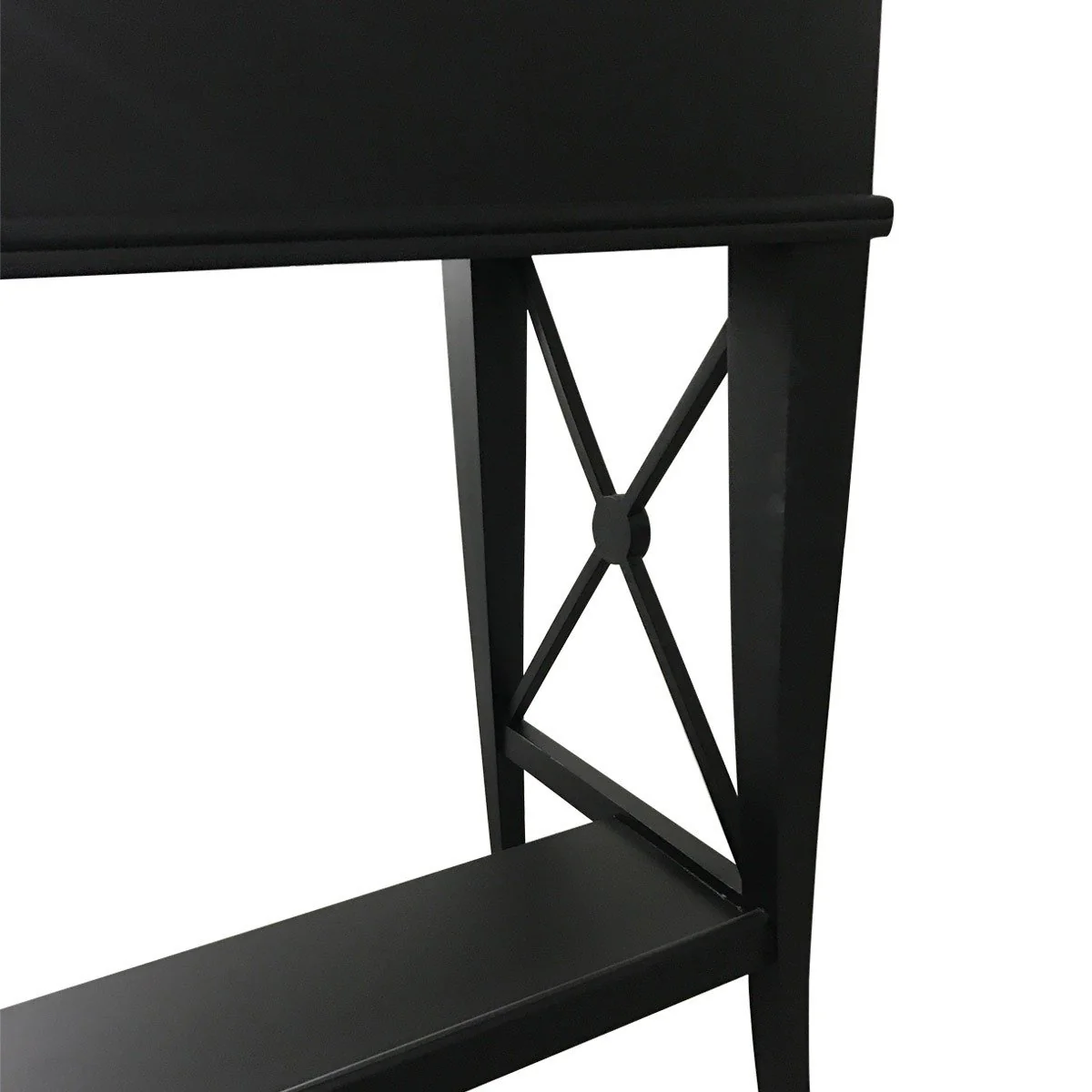 Hamptons Halifax Side Cross 2 Drawer Console Hall Table - Image 11