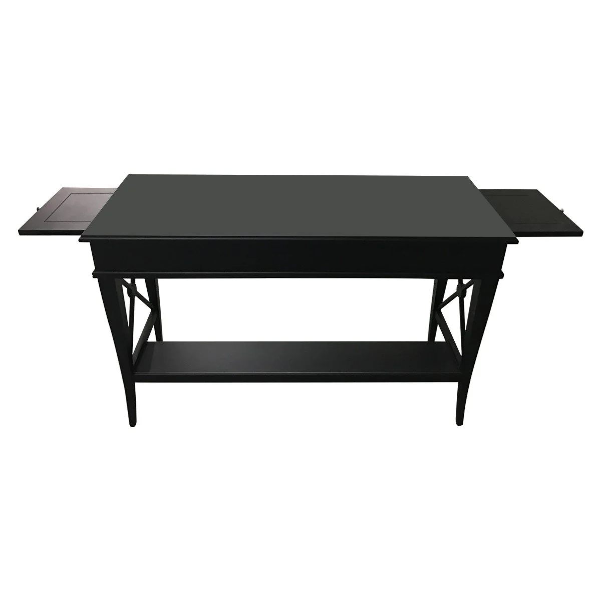 Hamptons Halifax Side Cross 2 Drawer Console Hall Table - Image 7