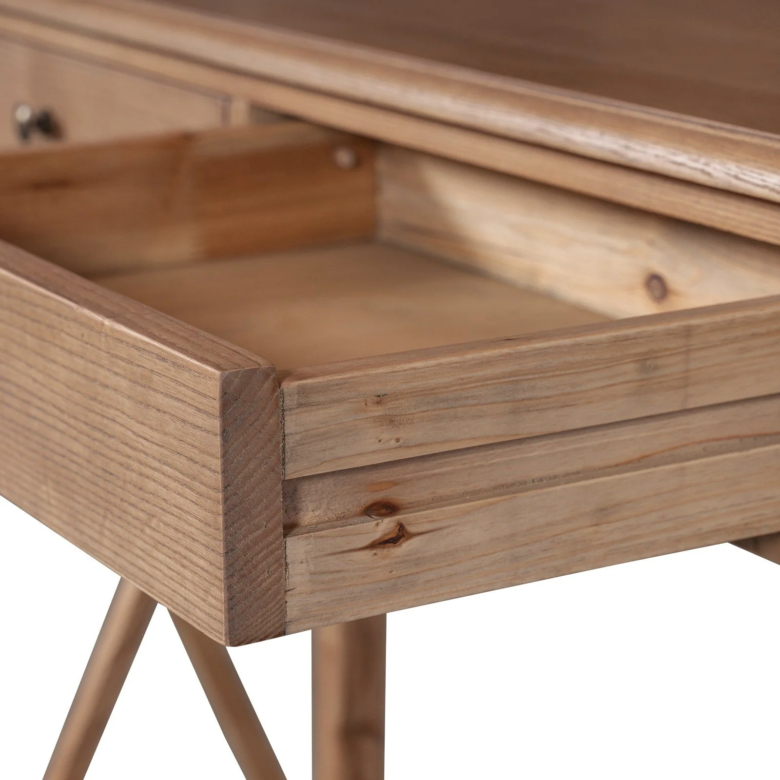 Hamptons Halifax Side Cross 3 Drawer Console Hall Table - Image 24