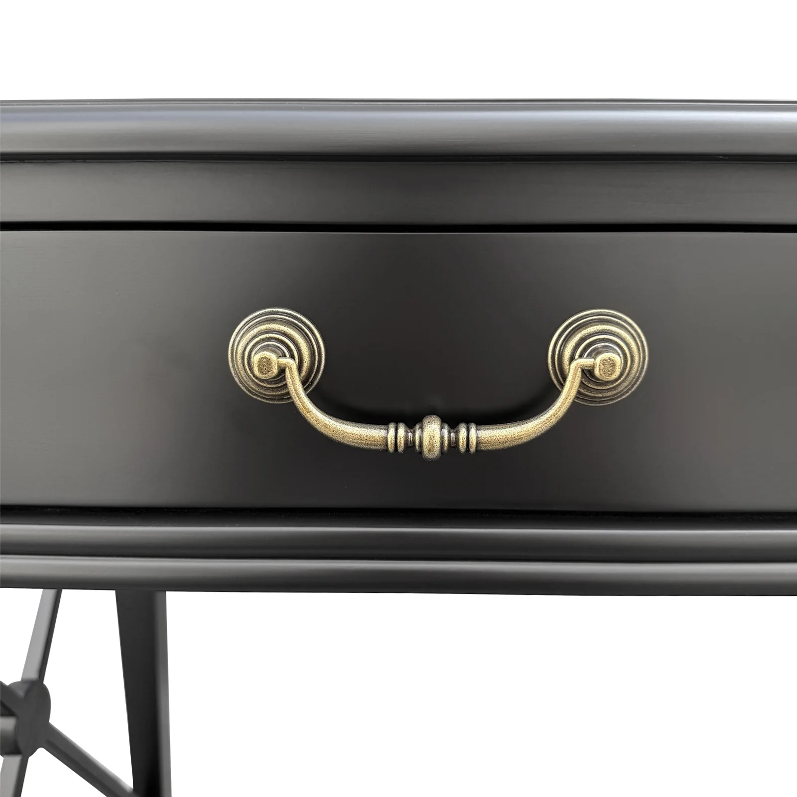 Hamptons Halifax Side Cross 3 Drawers Console Hall Table - Image 11