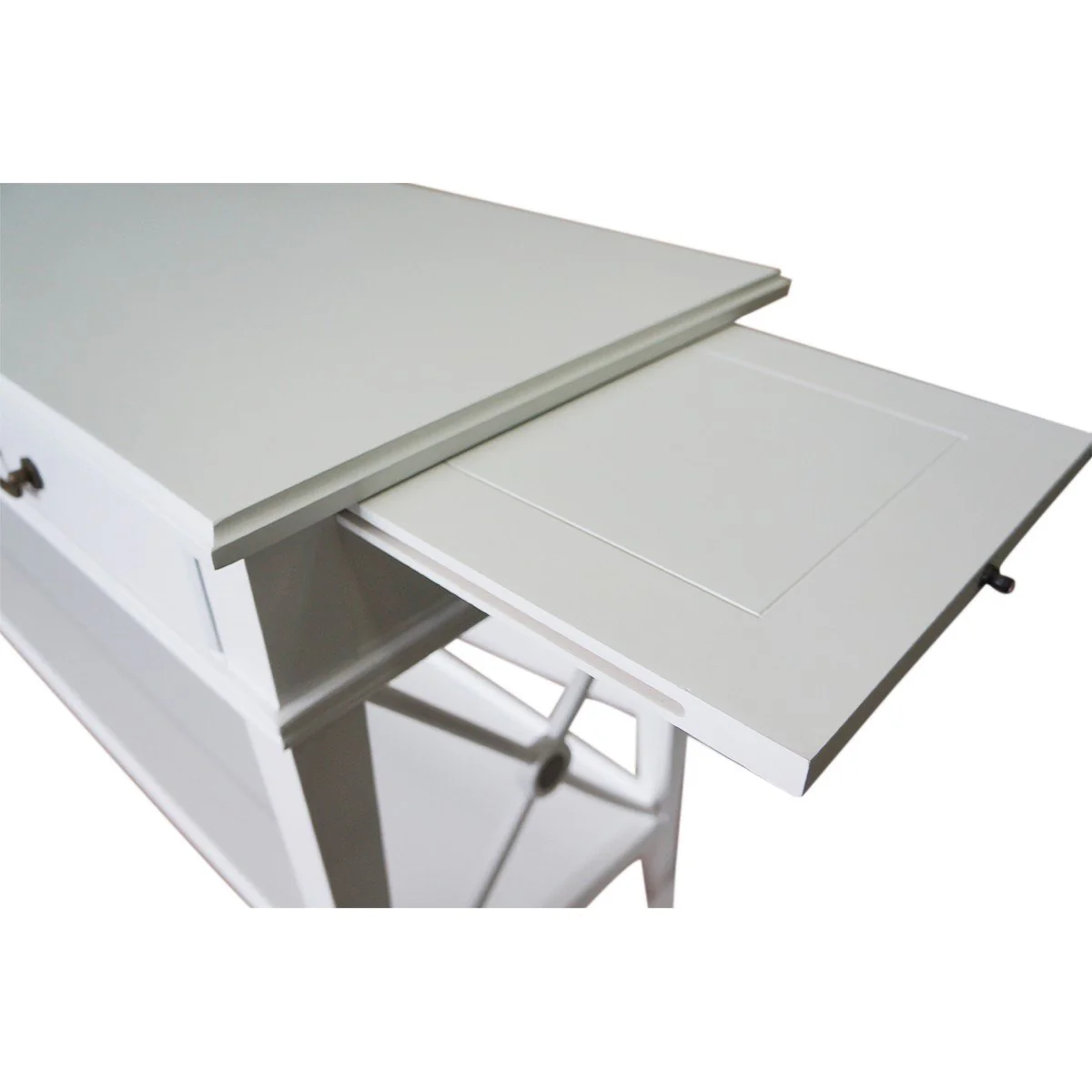 Hamptons Halifax Side Cross 3 Drawers Console Hall Table - Image 33