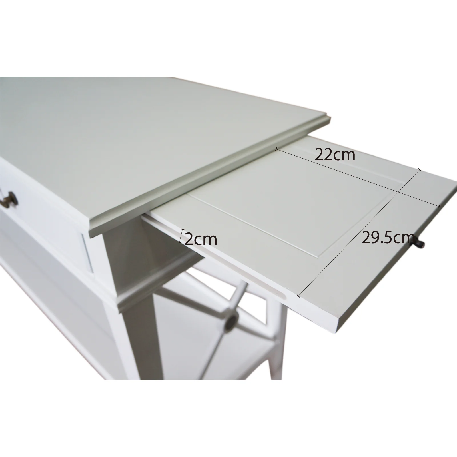 Hamptons Halifax Side Cross 3 Drawers Console Hall Table - Image 35