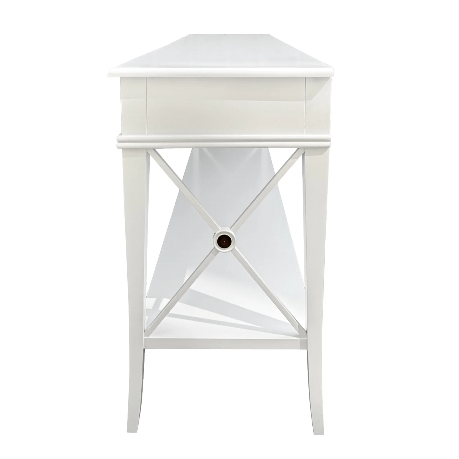 Hamptons Halifax Side Cross 3 Drawers Console Hall Table - Image 39