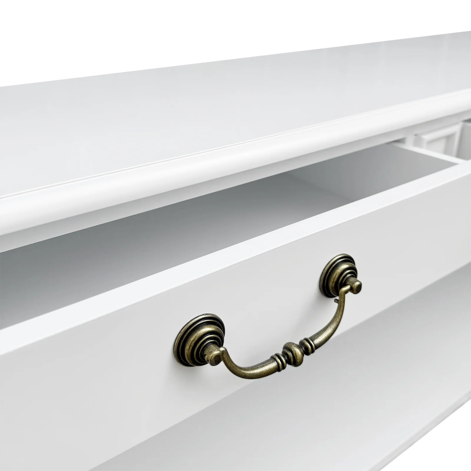 Hamptons Halifax Side Cross 3 Drawers Console Hall Table - Image 42